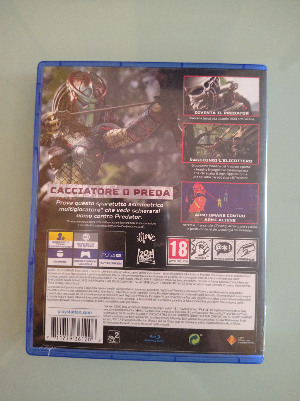 Predator Hunting Grounds Sony Playstation 4
