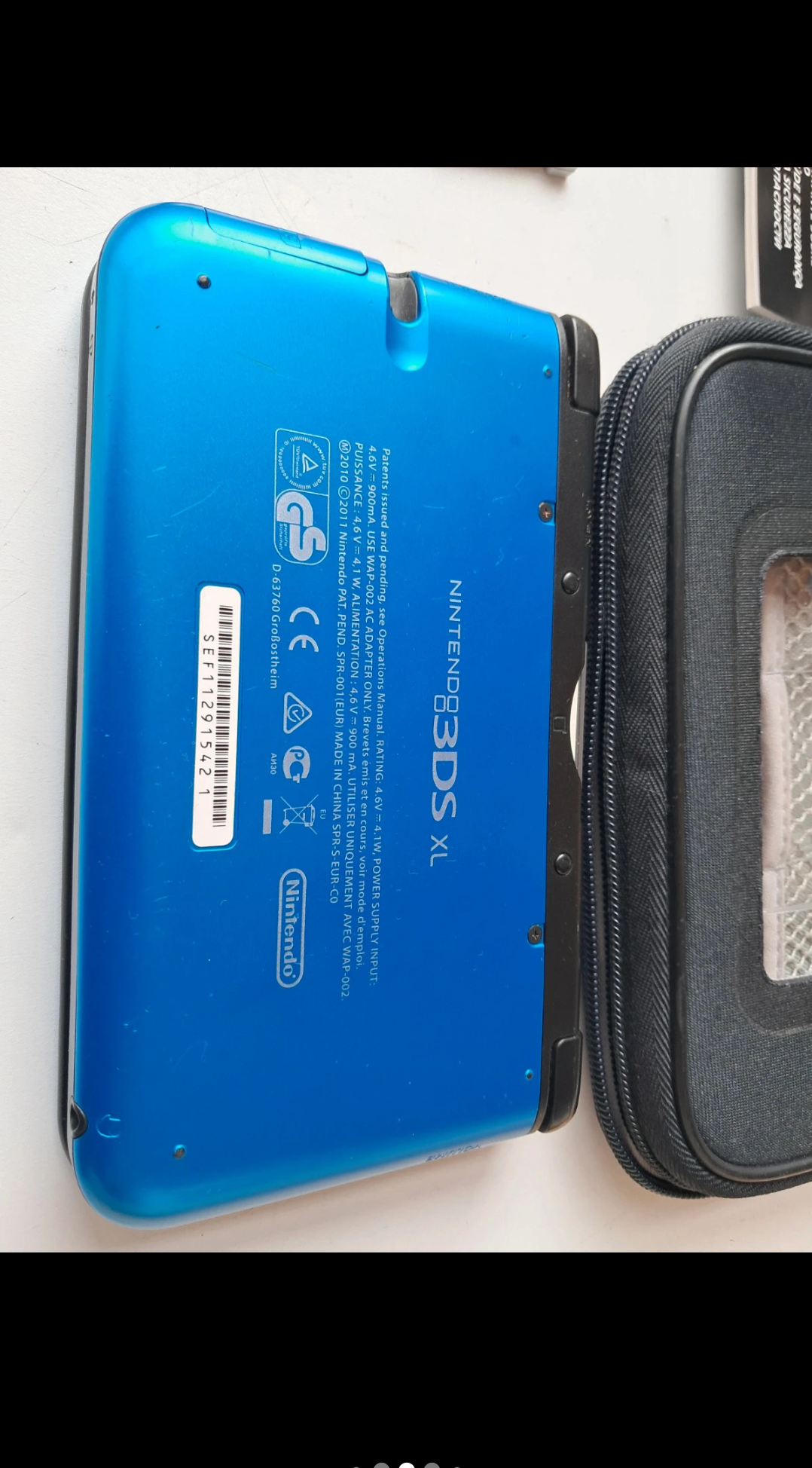 NINTENDO 3DS XL BLU BOXATO