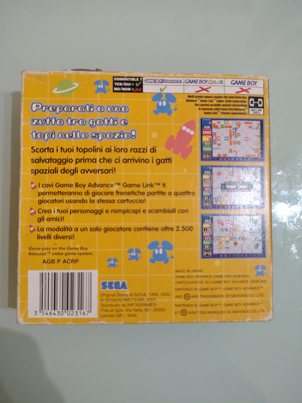 ChuChu Rocket (Nintendo Game Boy Advance, 2001