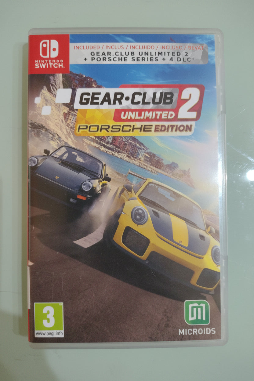 Nintendo switch Gear Club 2 Porsche Edition