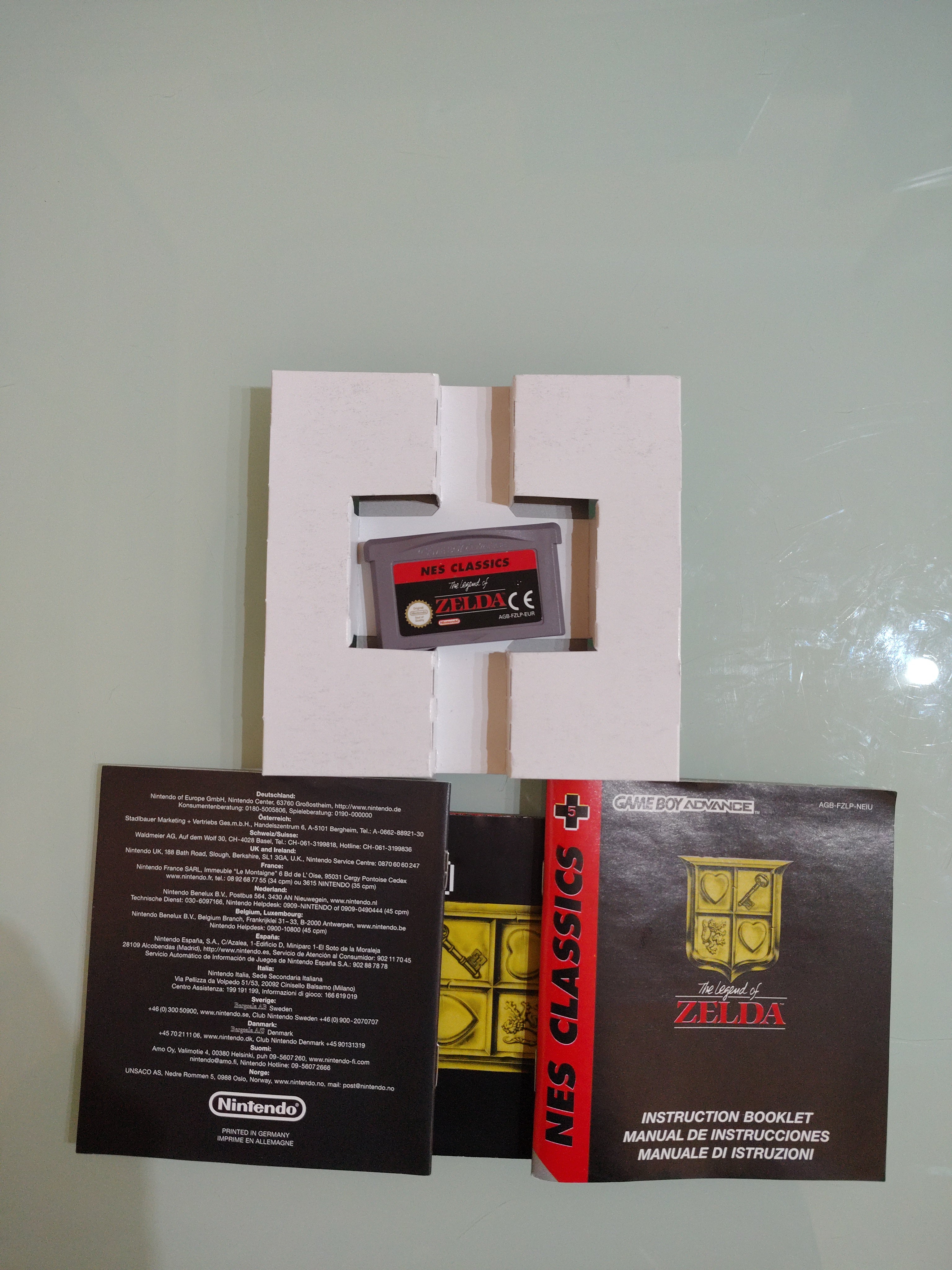 The Legend of Zelda nes Classic Eur
