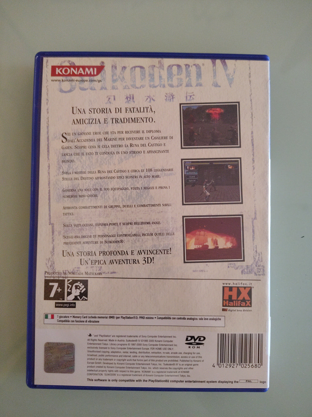 Suikoden IV (4) PLAYSTATION 2 PS2 PAL ITA  KONAMI