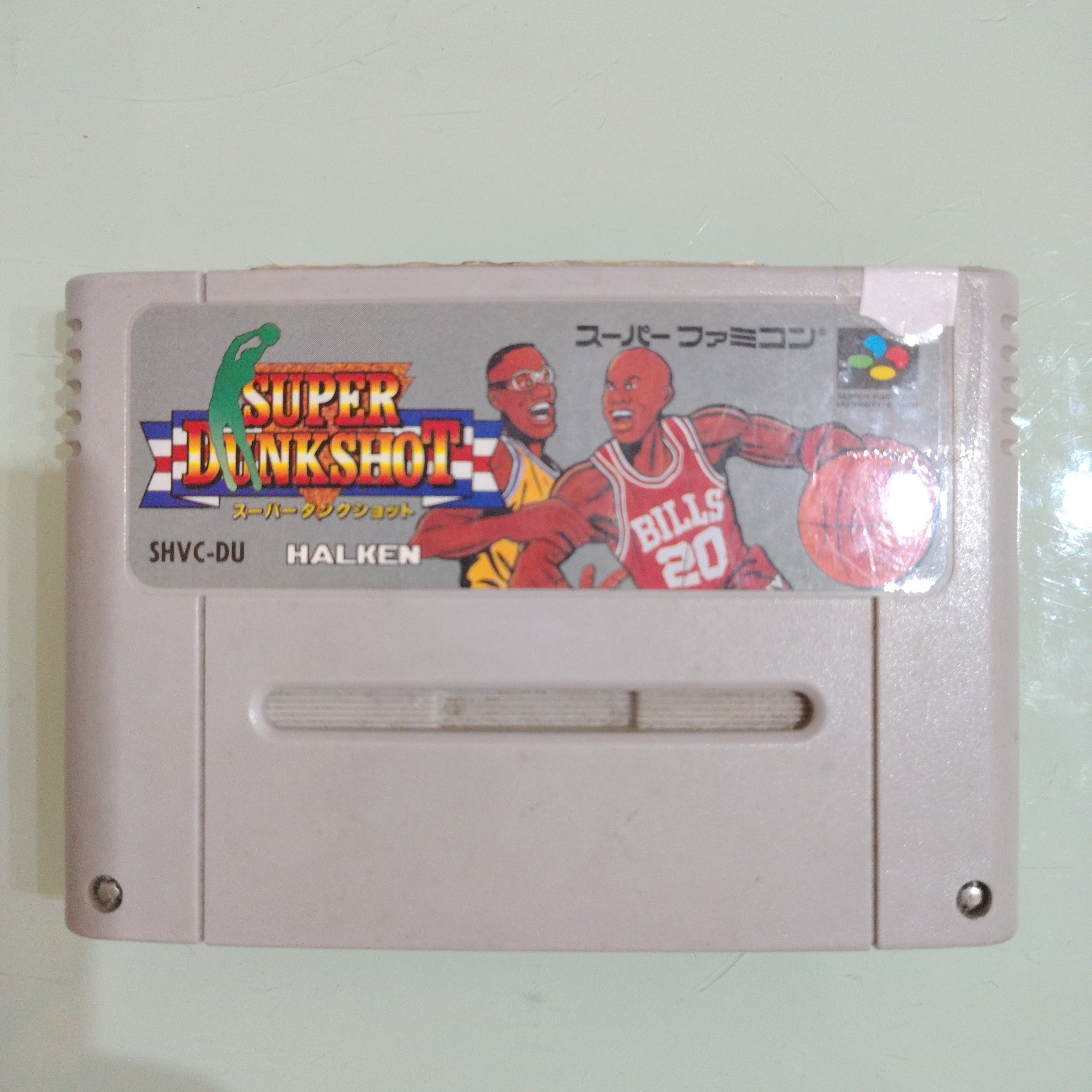 Sf98 Super Famicom Gioco Ufficiale Soft Super Dunk Shot SFC Giappone