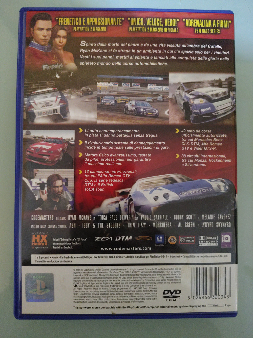 TOCA RACE DRIVER ita