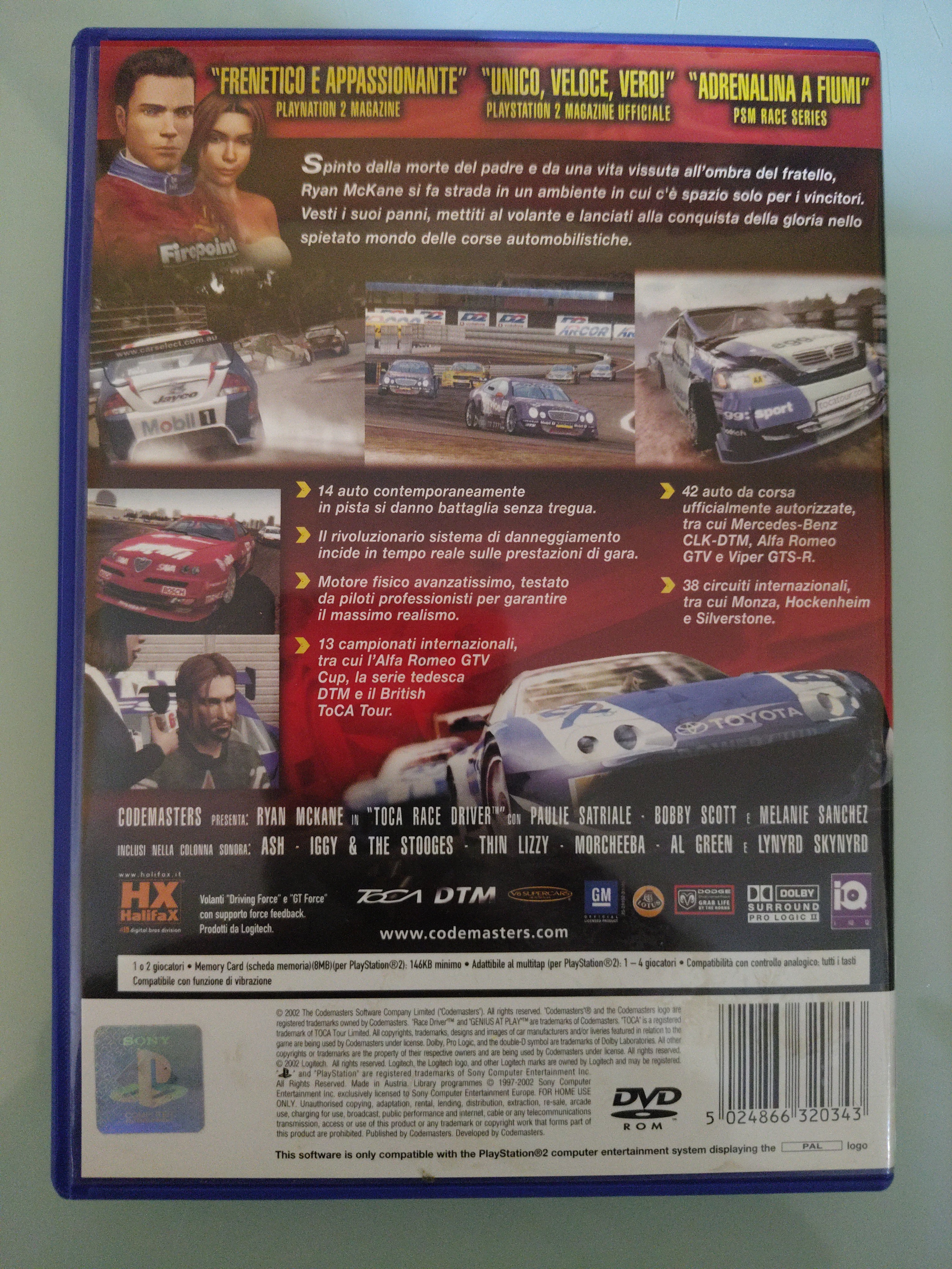 TOCA RACE DRIVER ita