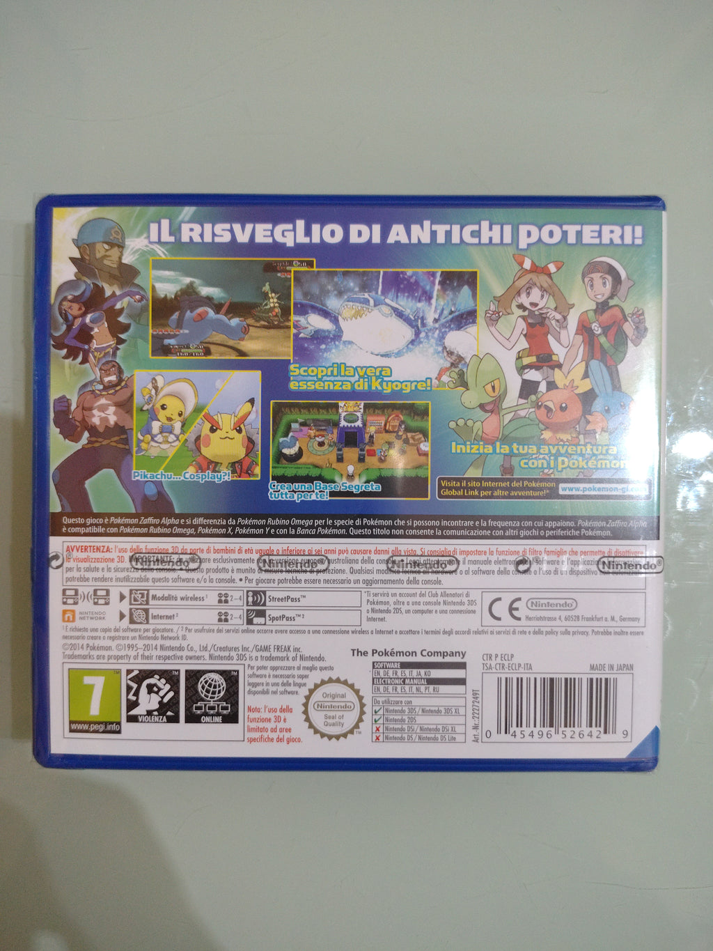 Pokemon Zaffiro Alpha NUOVO SIGILLATO ITALIANO