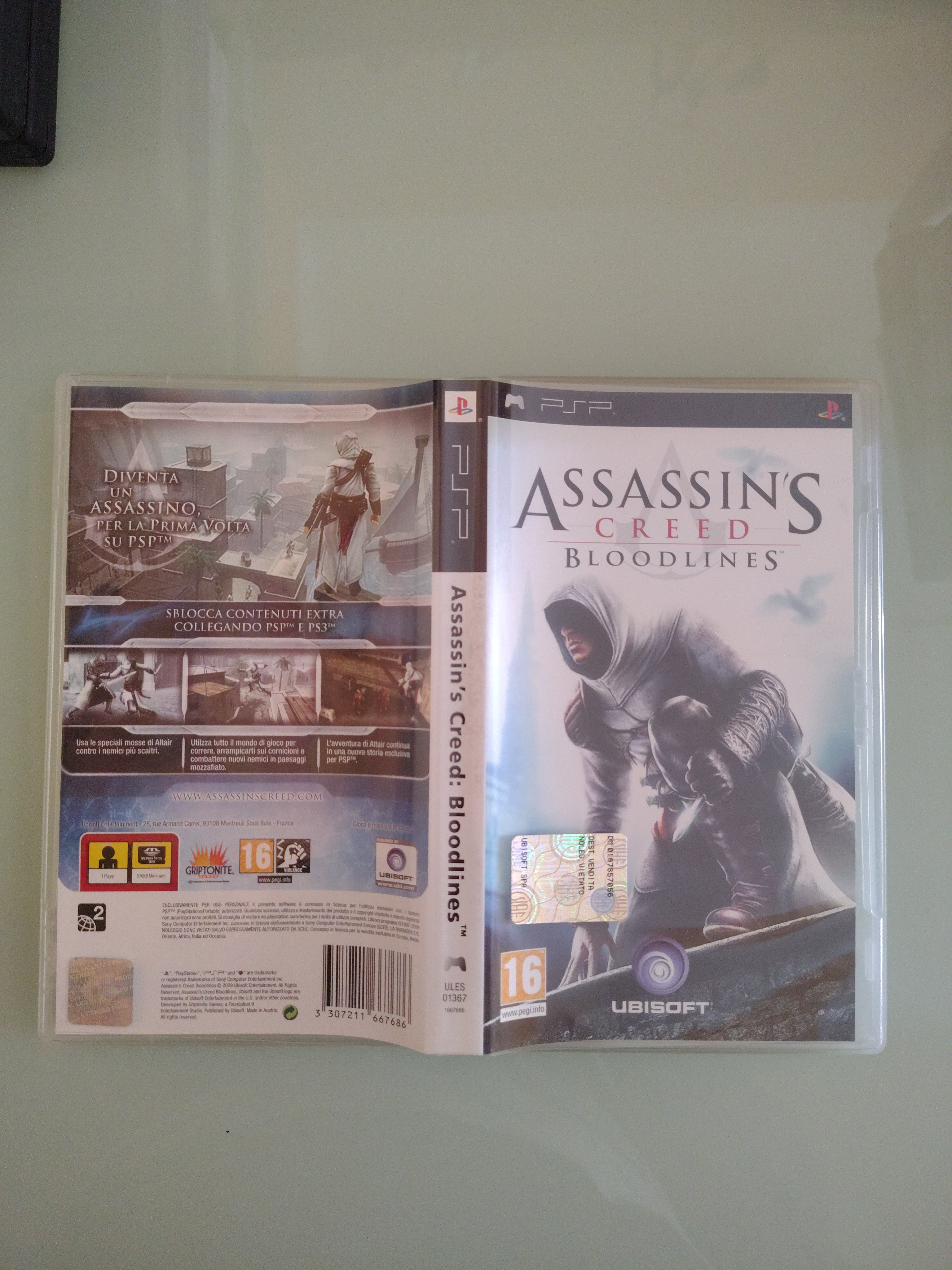 Videogioco Gioco Psp Playstation Game Videogame Assassin's Creed Bloodlines