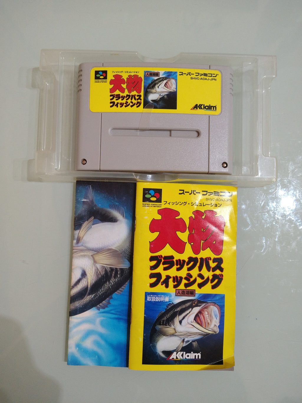 SNES  Oomono Black bass Fishing   Super famicom.