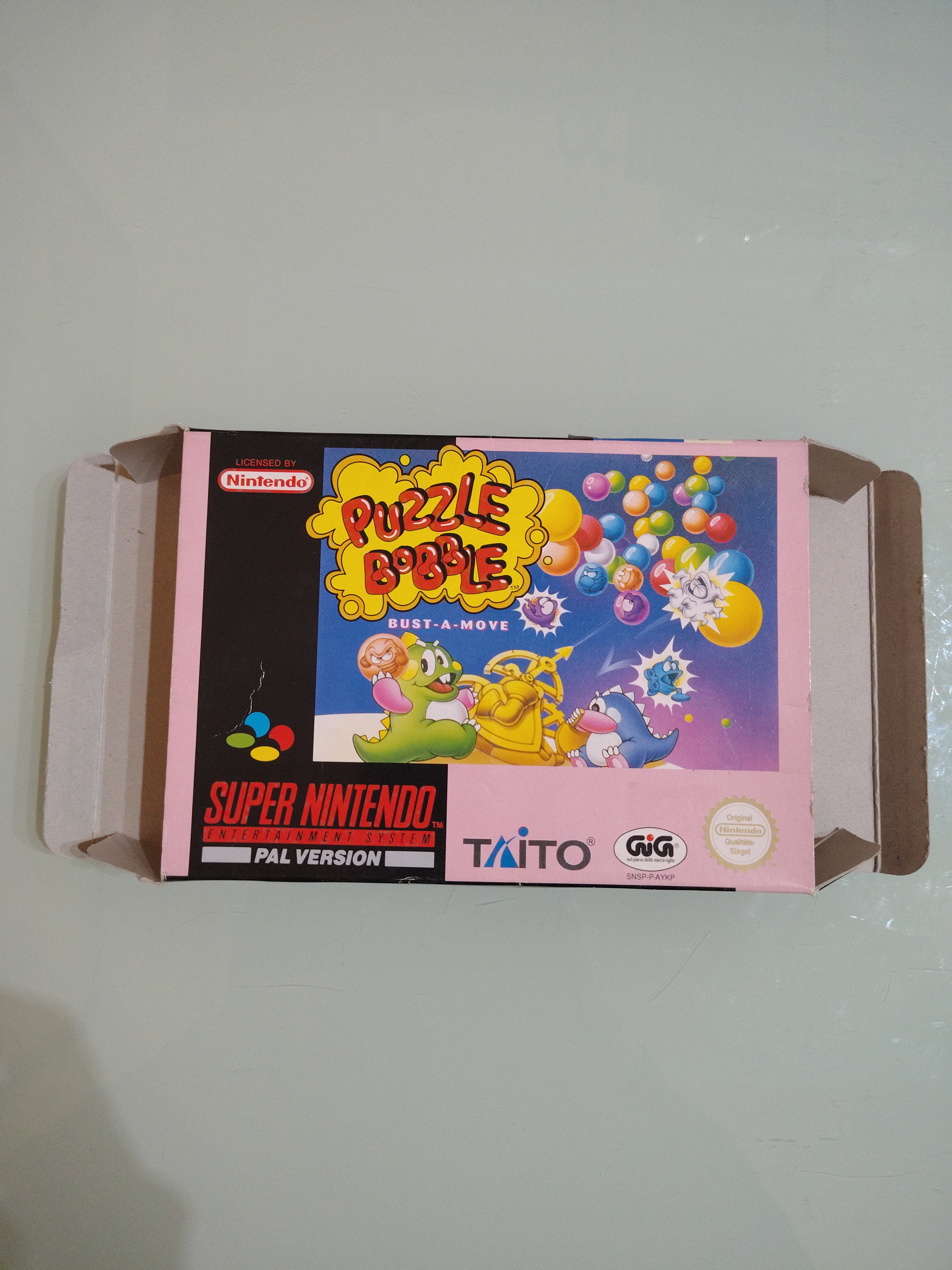 PUZZLE BOBBLE...PAL VERSION