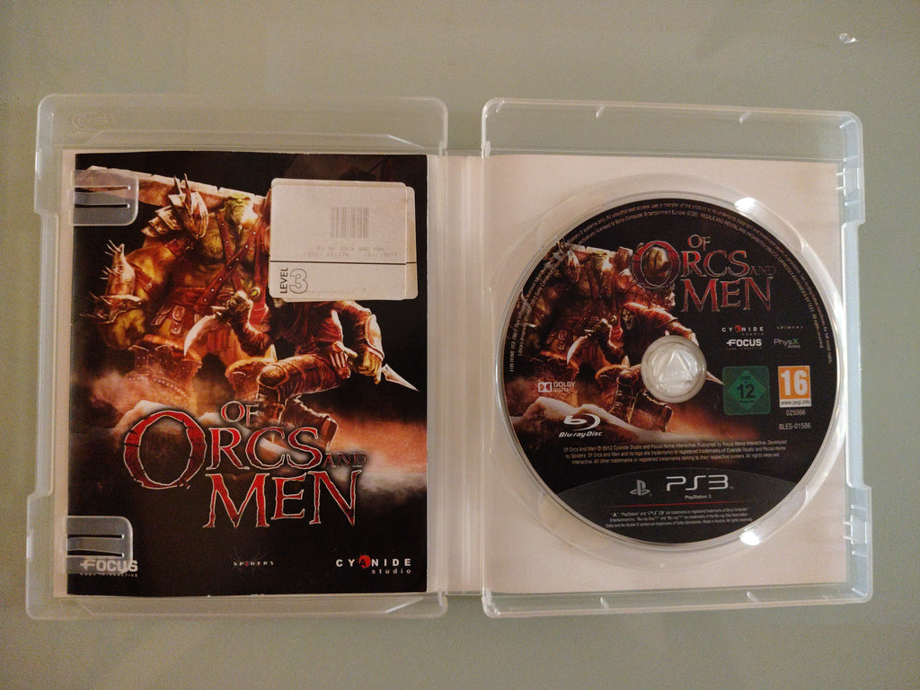 Of Orcs and Men - Sony Playstation 3 PS3 - PAL