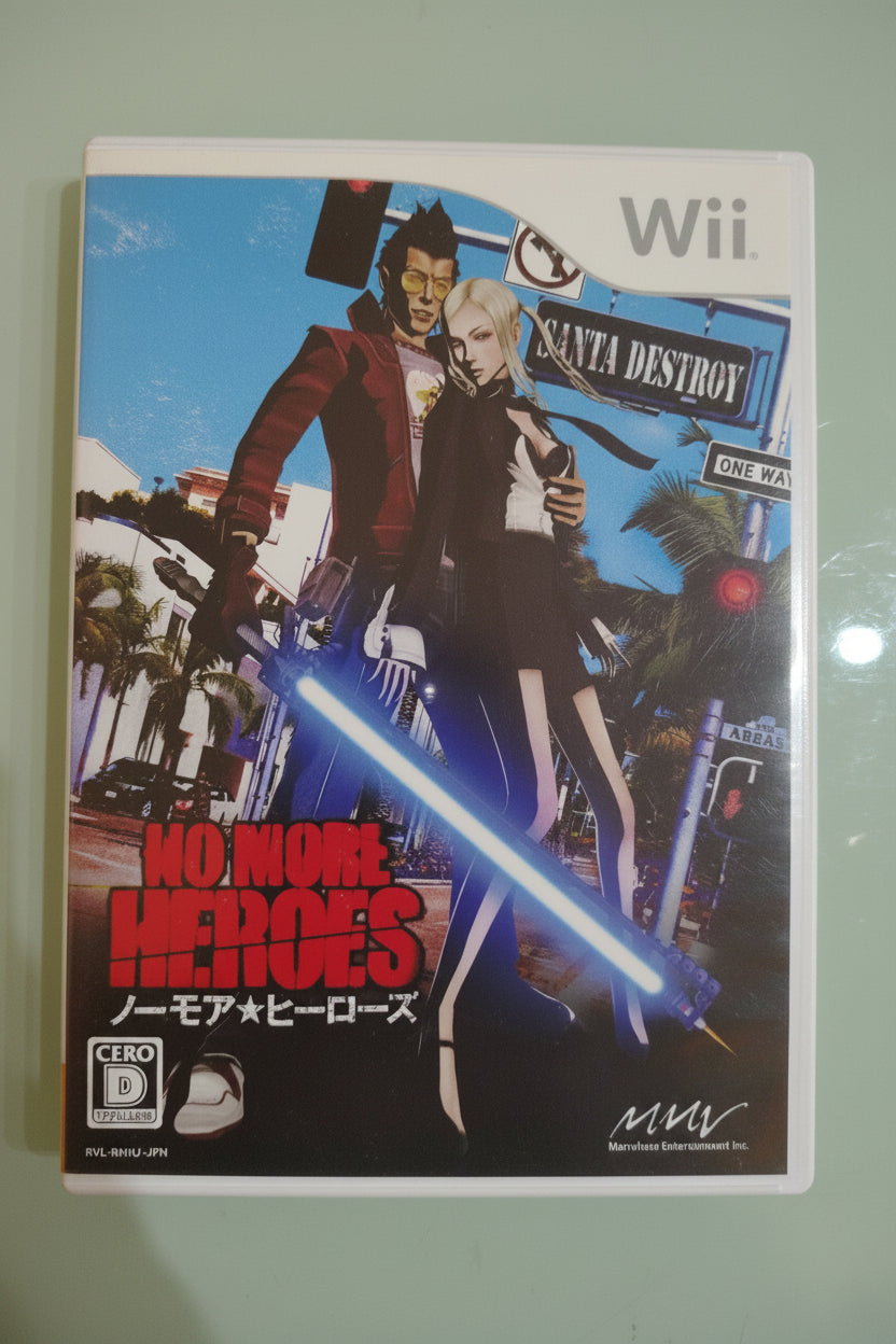 No More Heroes (Nintendo Wii, 2007) - Japanese Version