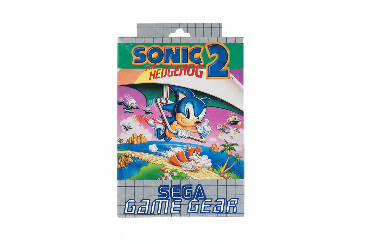 Sonic the Hedgehog 2 (Sega Game Gear) con manuale