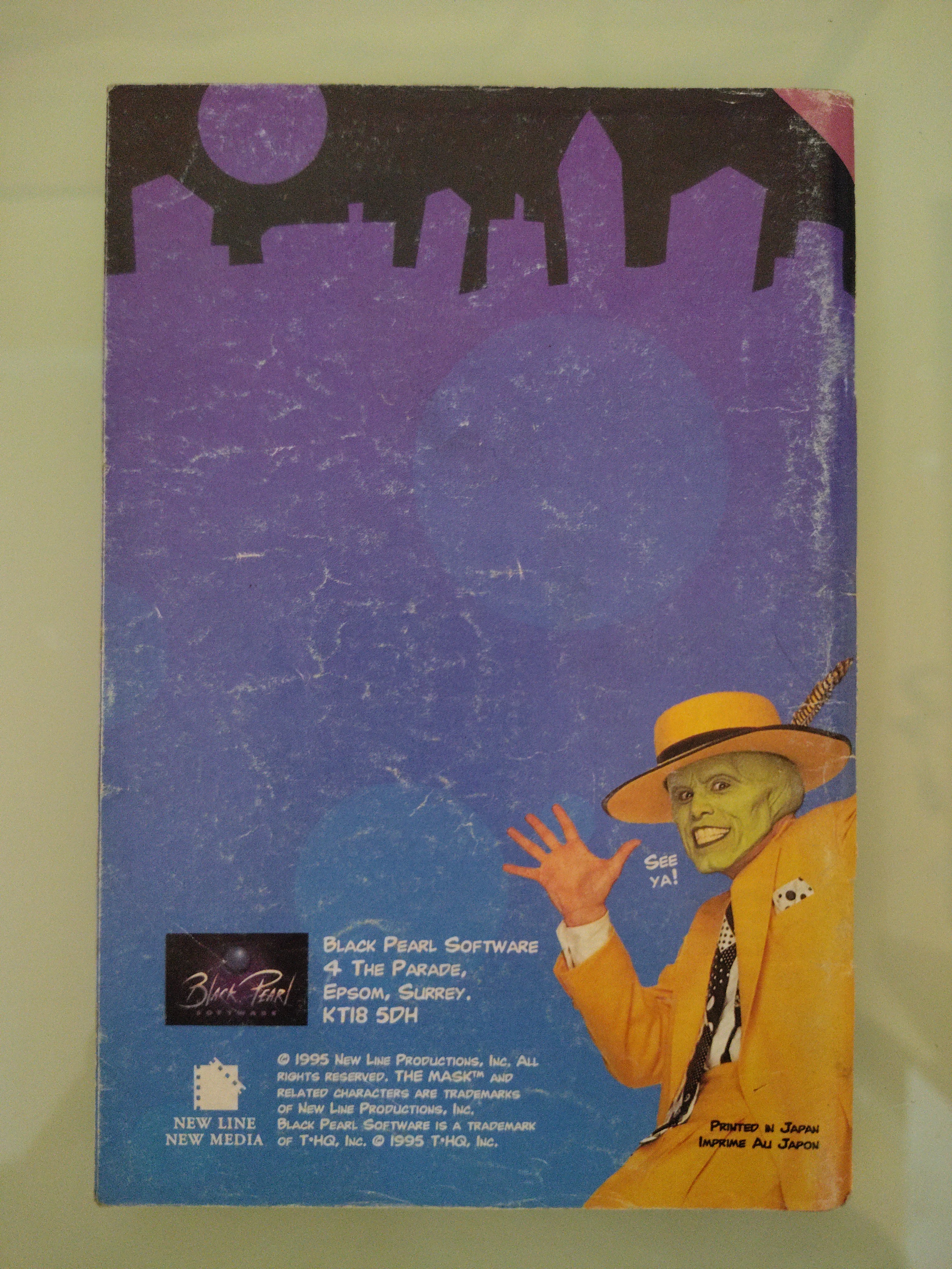 THE MASK, SUPER NINTENDO ( manuale )