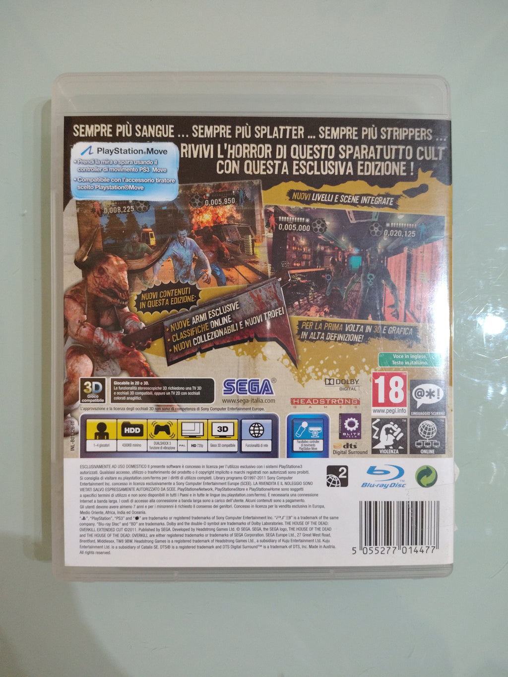The House of the Dead Overkill - Extended Cut versione italiana con occhiali 3d