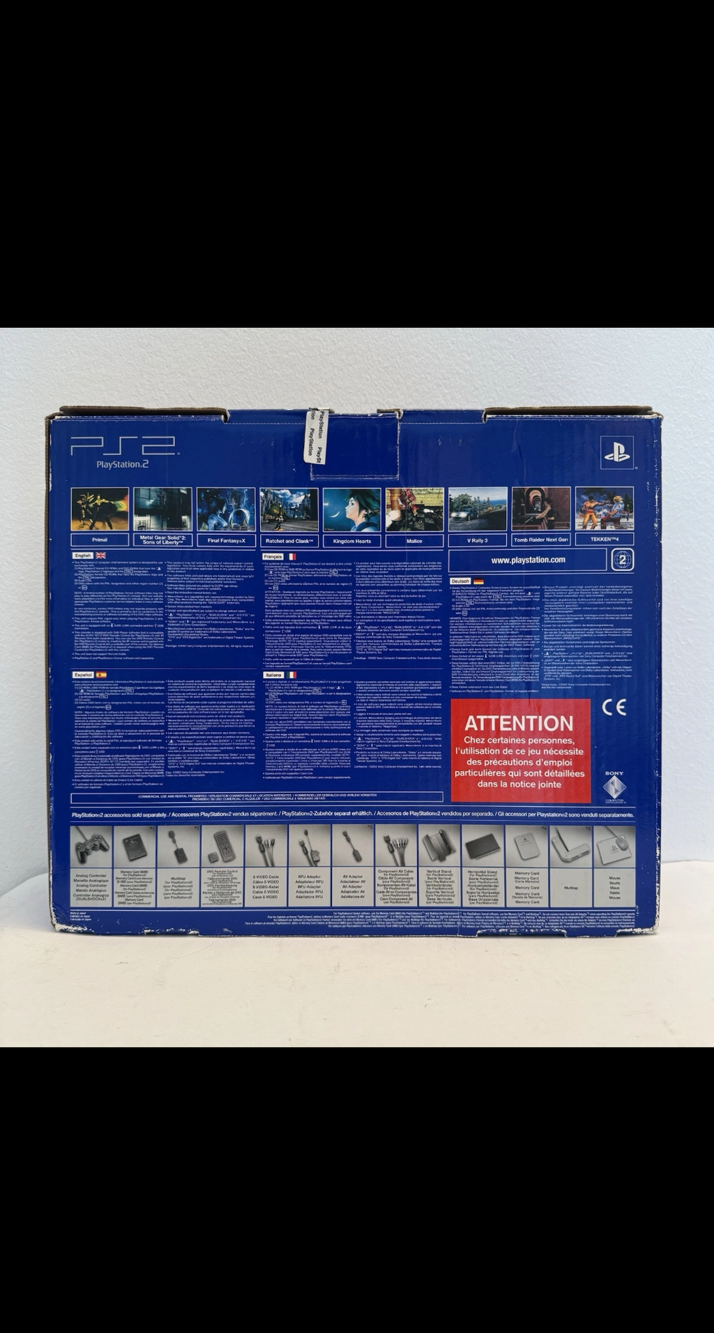 PLAYSTATION 2 FAT BOXATA COMPLETA..