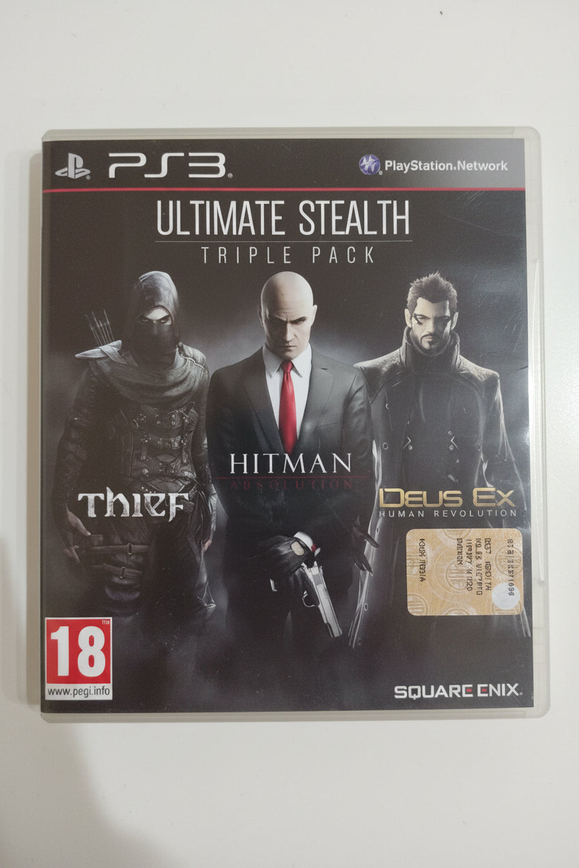 Triple Pack Ultimate Stealth - Thief Hitman Deus Ex - PlayStation 3 PS3 - PAL ita