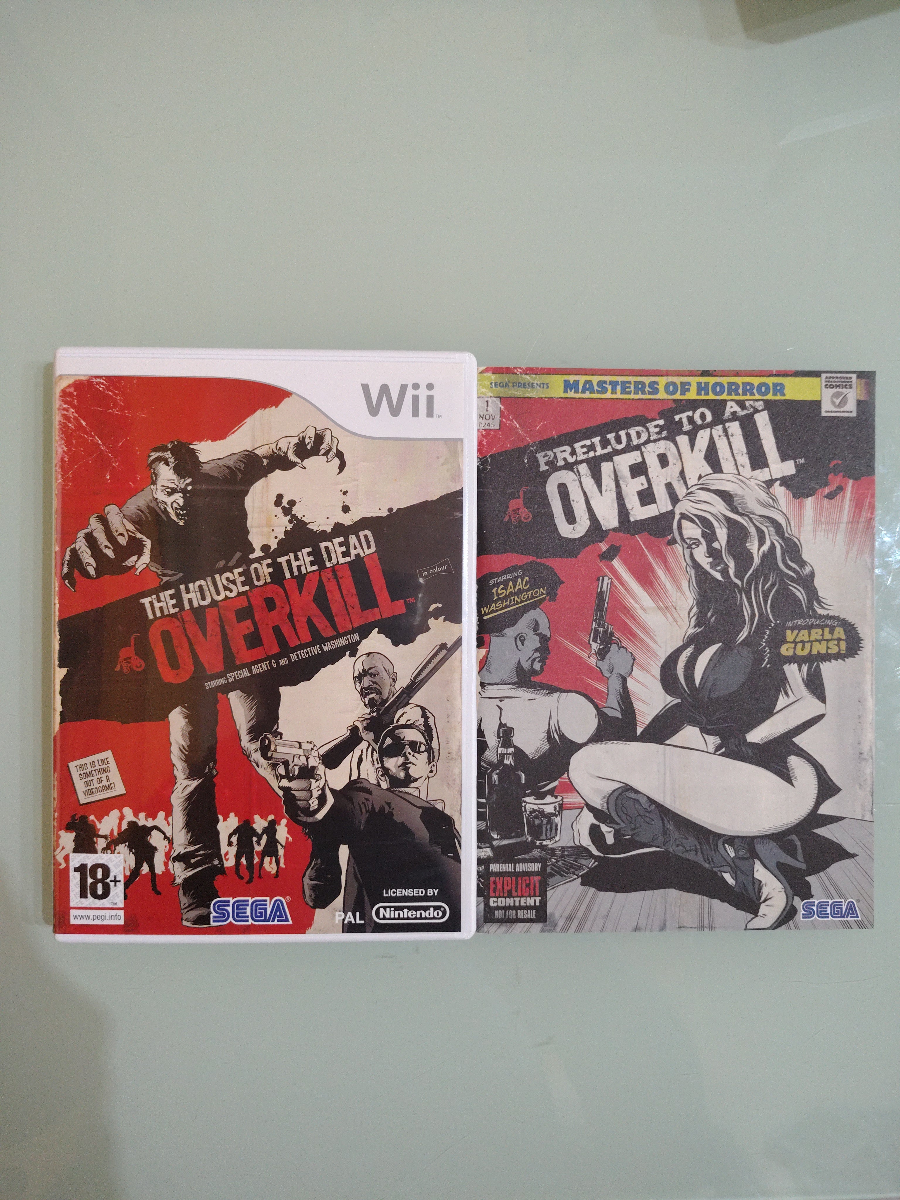 THE HOUSE OF THE DEAD OVERKILL COLLECTOR'S EDITION NINTENDO WII PAL COME NUOVO raro