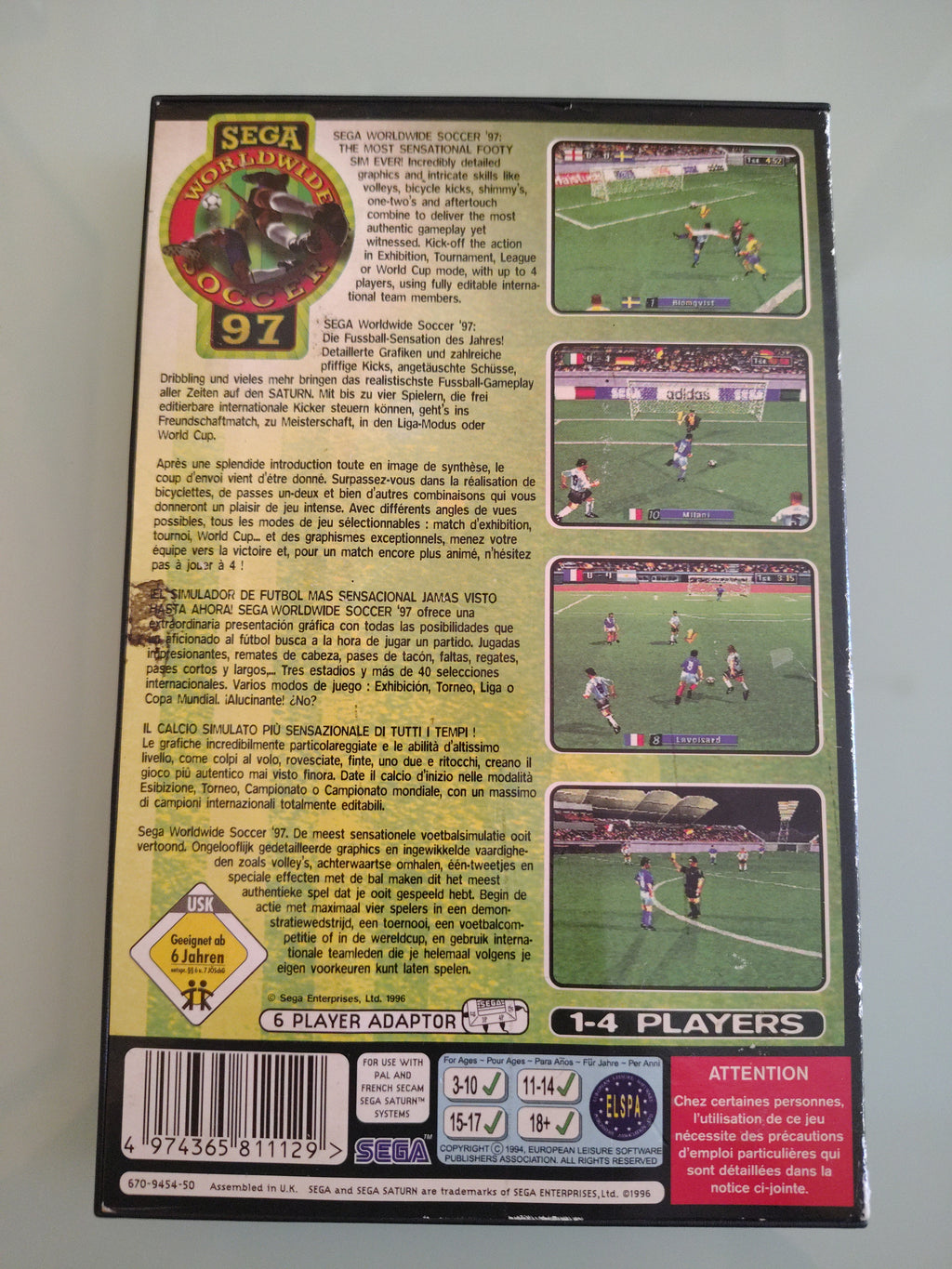 SEGA SOCCER 97