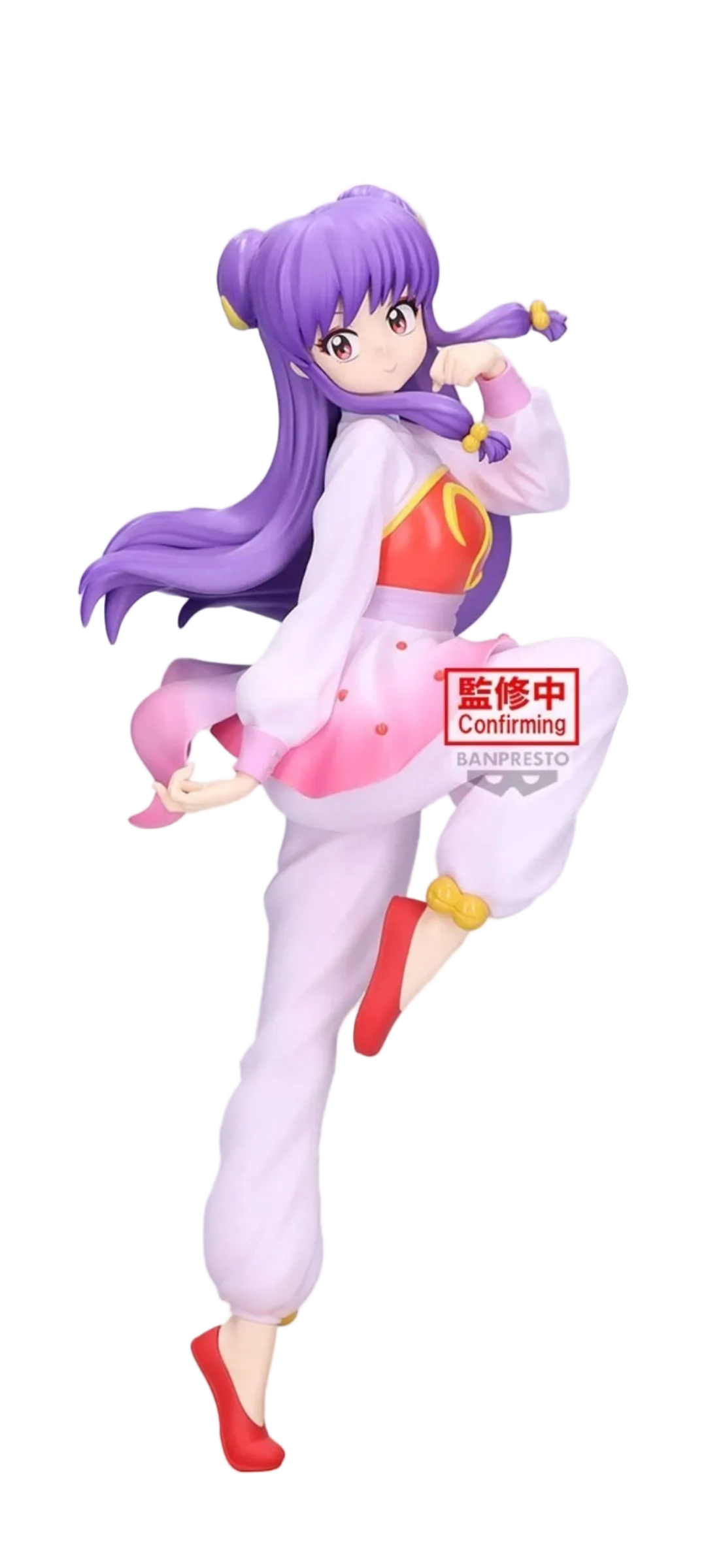 RANMA 1/2 SHAMPOO ACTION FIGURE GLITTER & GLAMOMOURS BANDAI 22CM