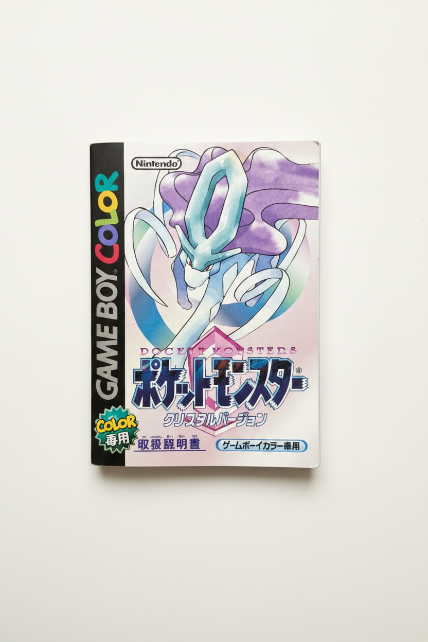 Pokemon versione Crystal Version (Nintendo Game Boy Color, 2000) jap