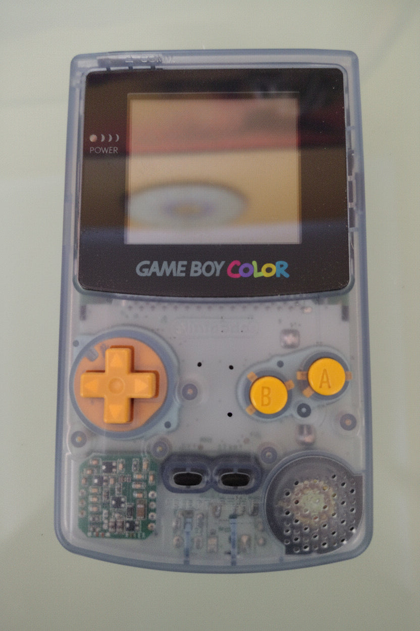 Game boy color Tsutaya  blu acqua con bottoni arancioni ( originale)