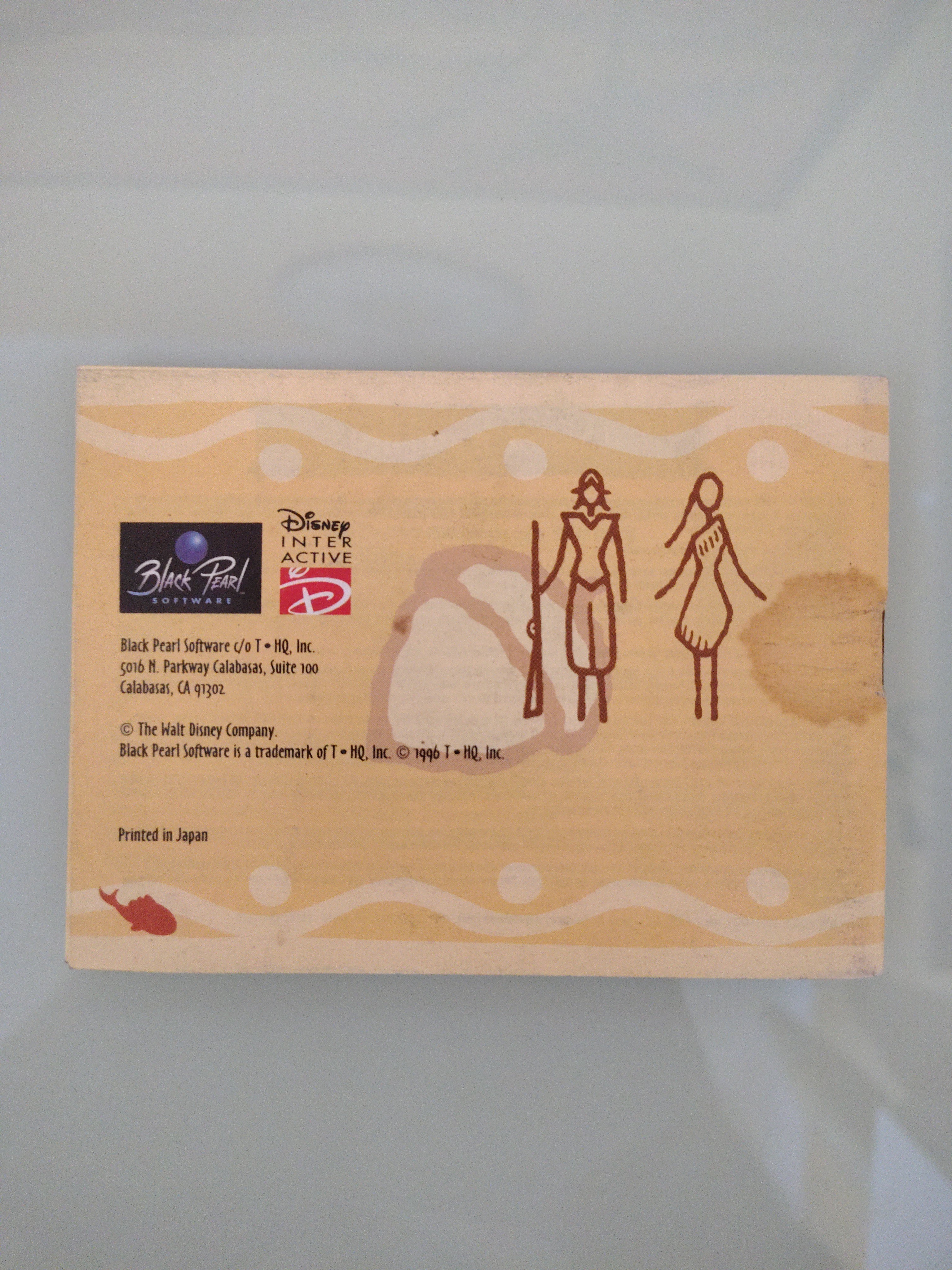 Nintendo Game Boy Pocahontas Disney ( manuale )