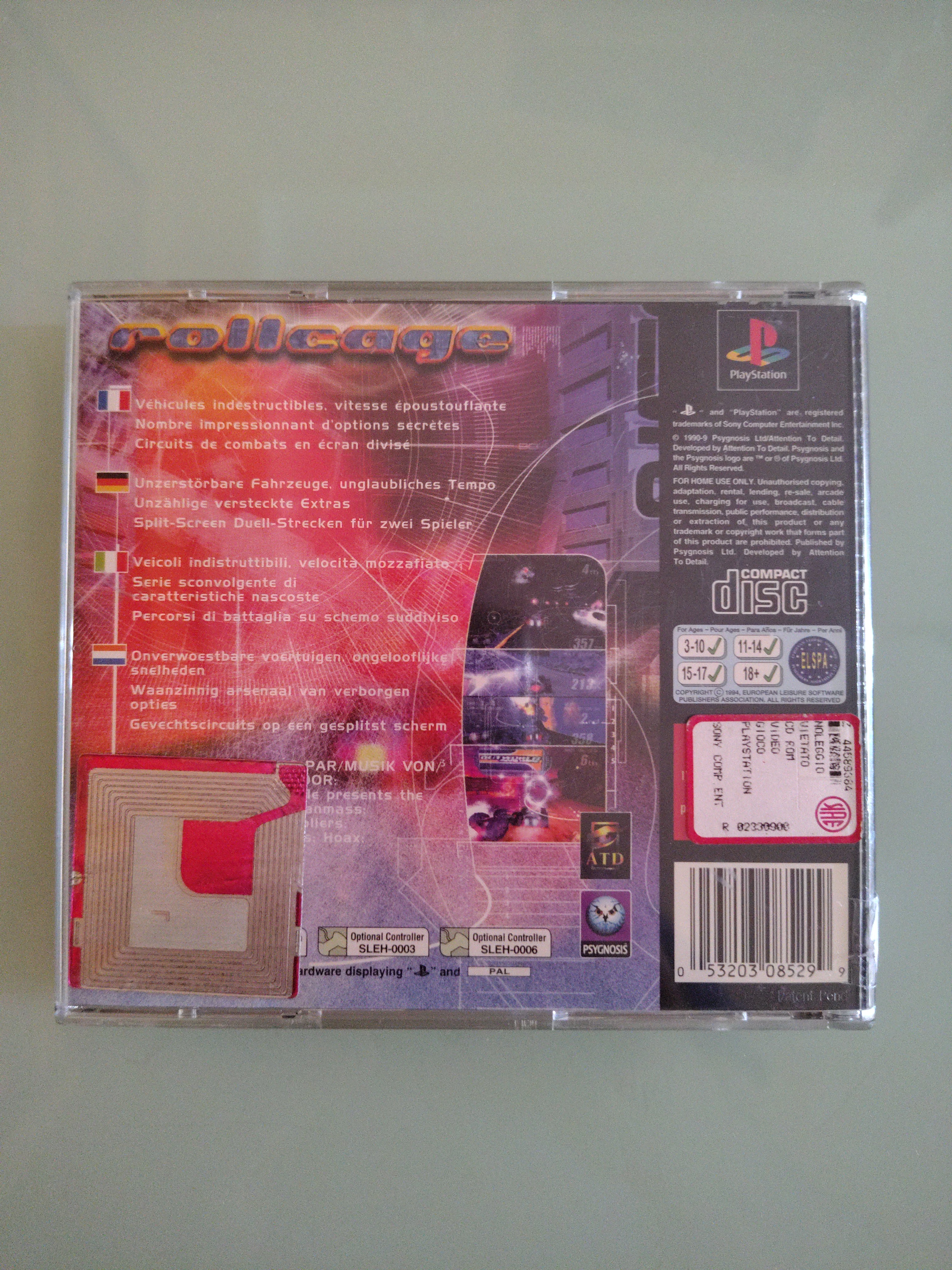 Rollcage Playstation PS1 PSX PSONE Edizione italiana prima stampa