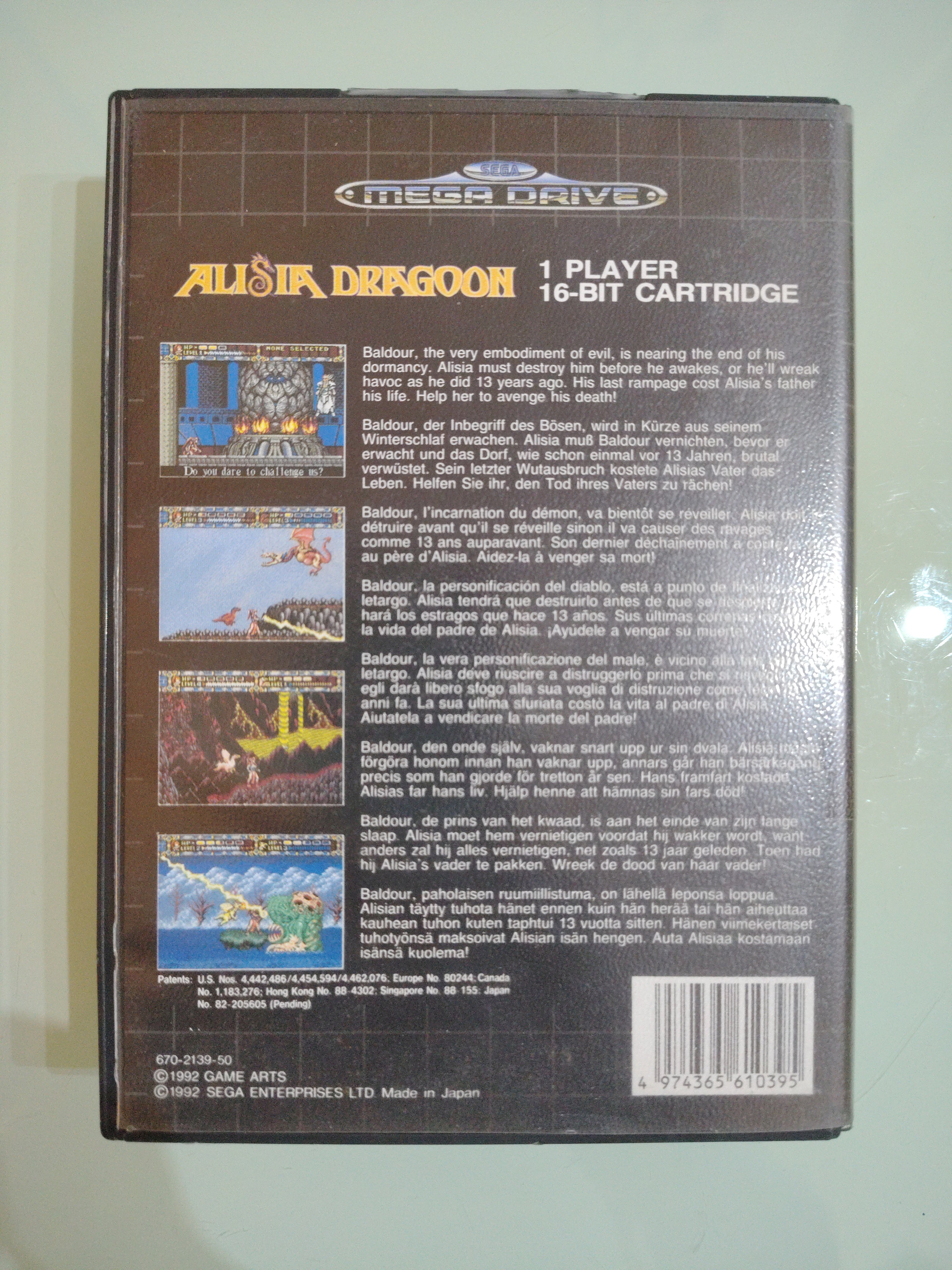 Alisia Dragoon PAL Sega Megadrive Completo