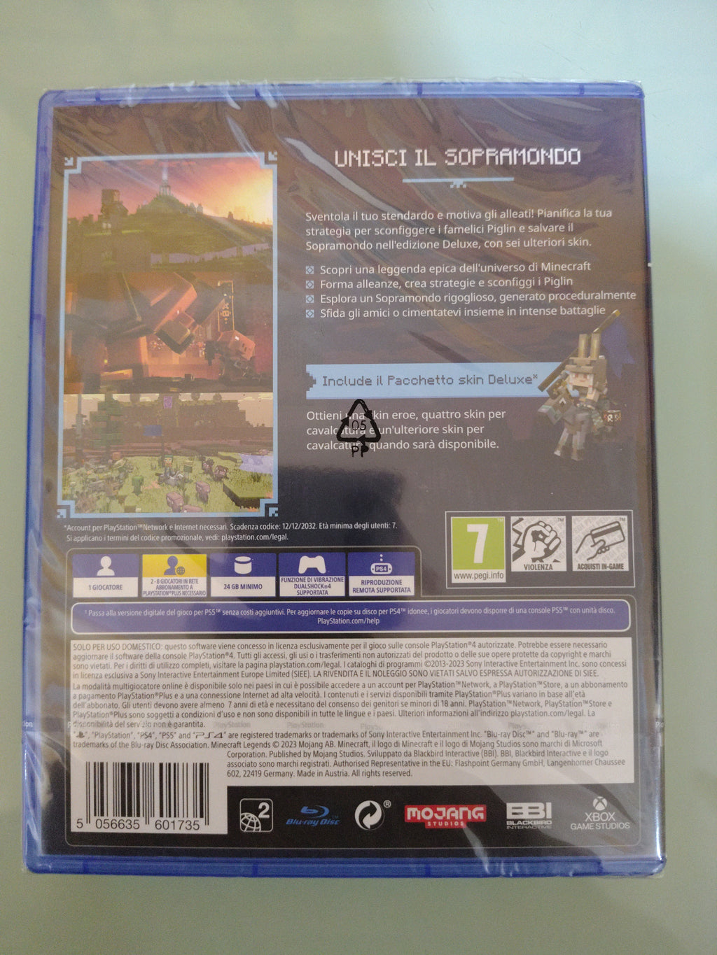 Minecraft Legends Deluxe Edition  NUOVO