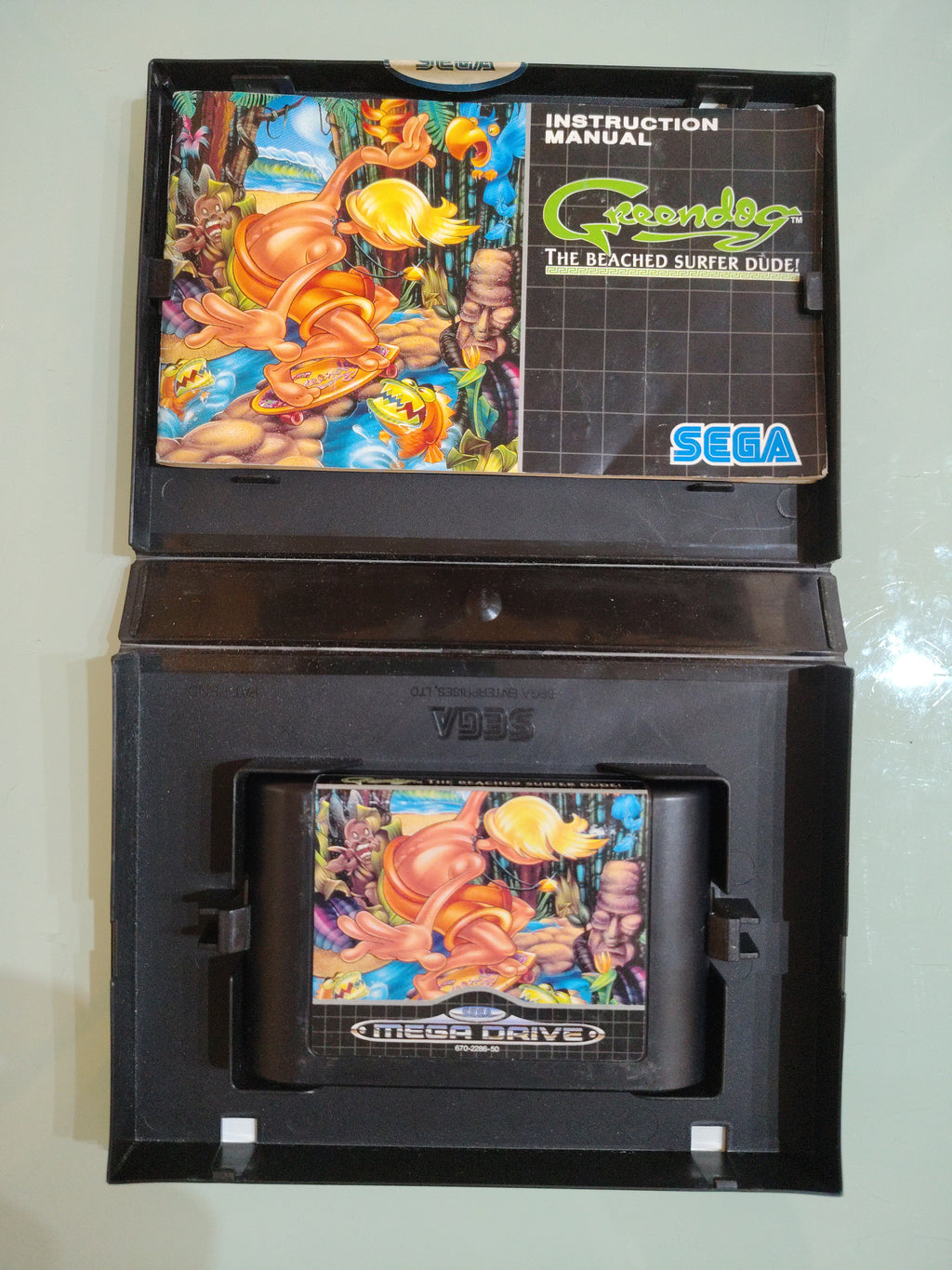Greendog The Beachd Surfer Dude Sega Megadrive