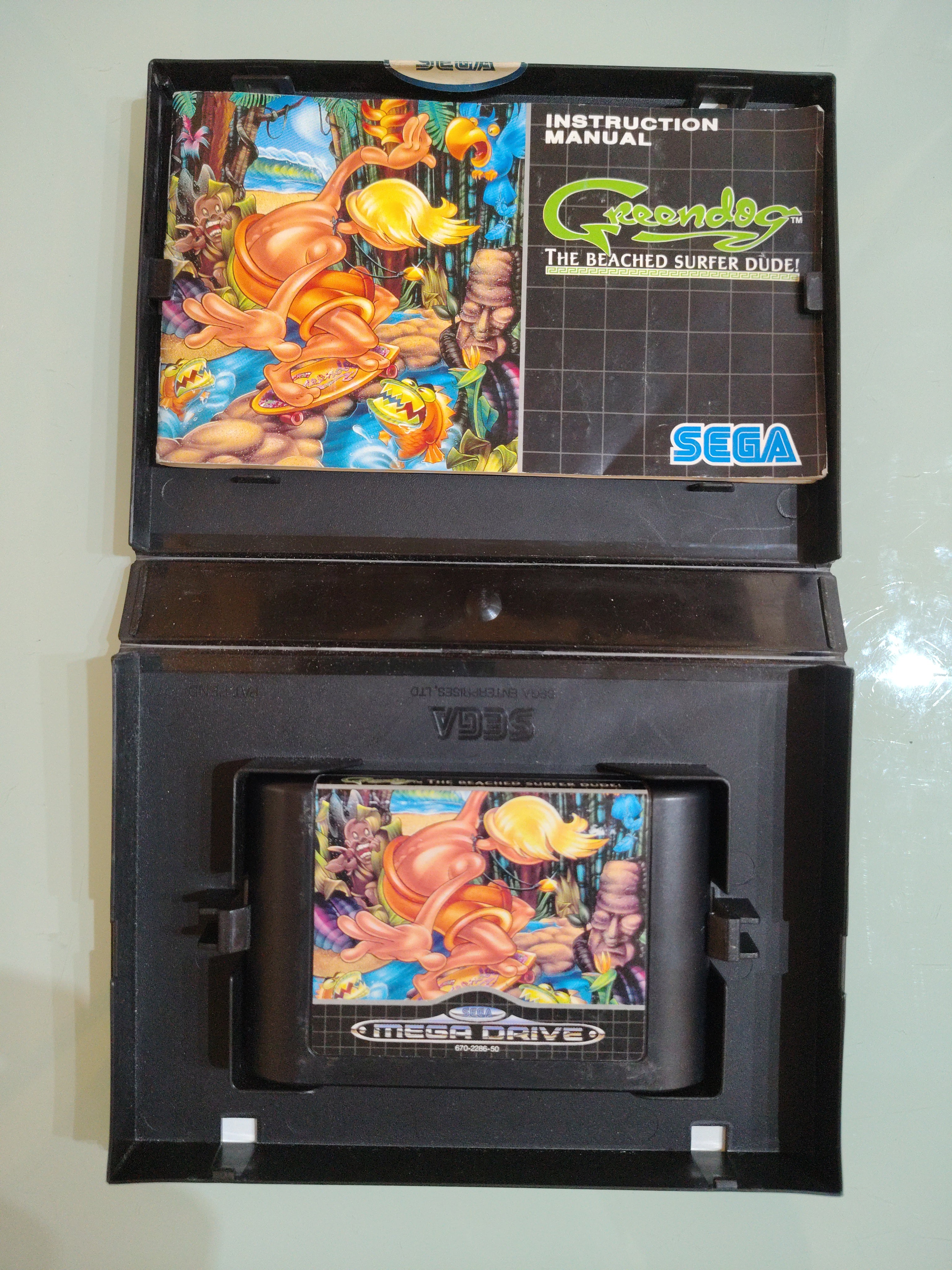 Greendog The Beachd Surfer Dude Sega Megadrive