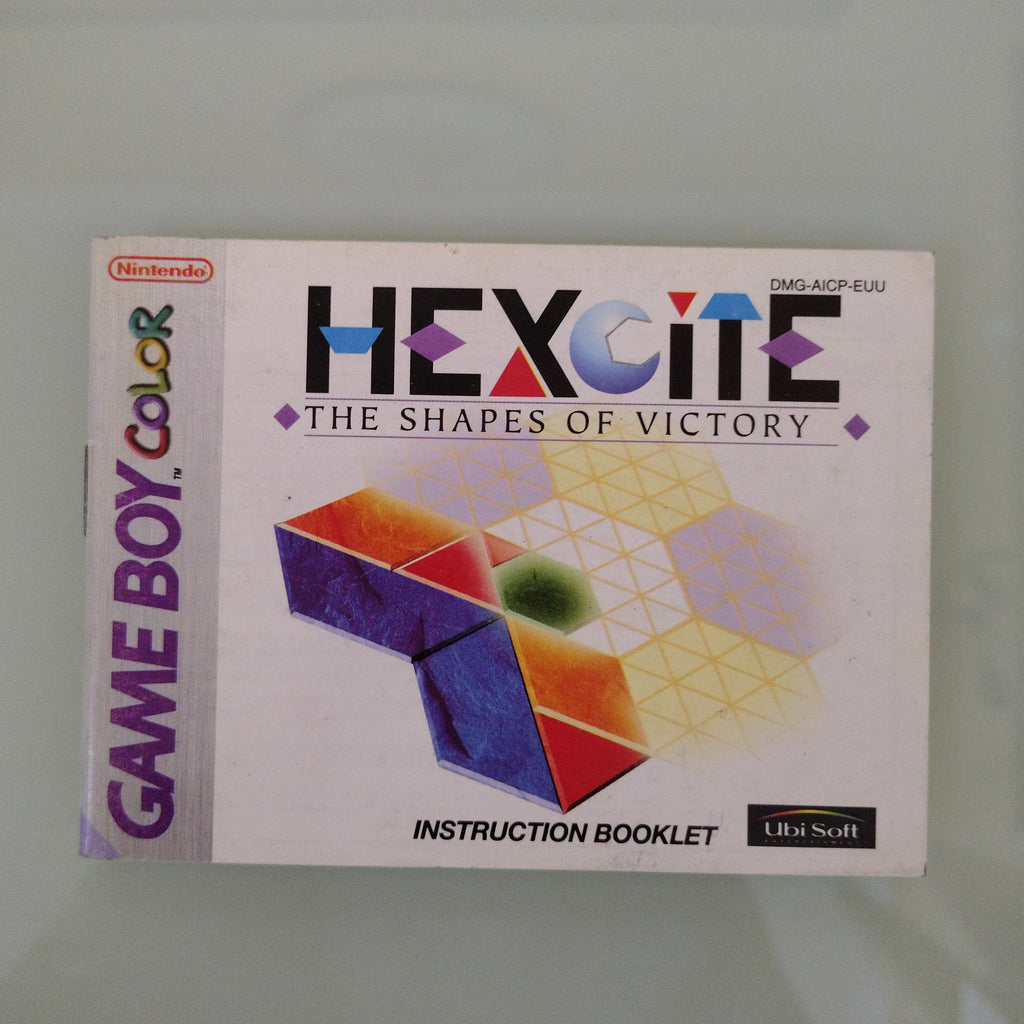 Hexcite - Libretto Istruzioni PAL/EUR Nintendo GameBoy Color SOLO MANUALE