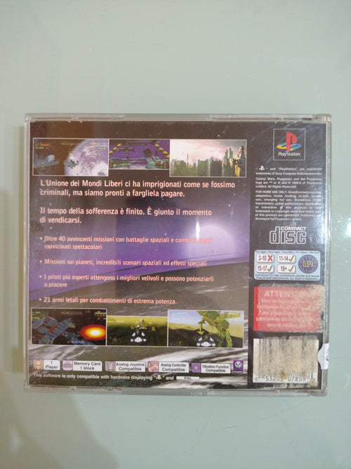 COLONY WARS VENGEANCE GIOCO USATO OTTIMO SONY PS1 EDIZIONE ITALIANA