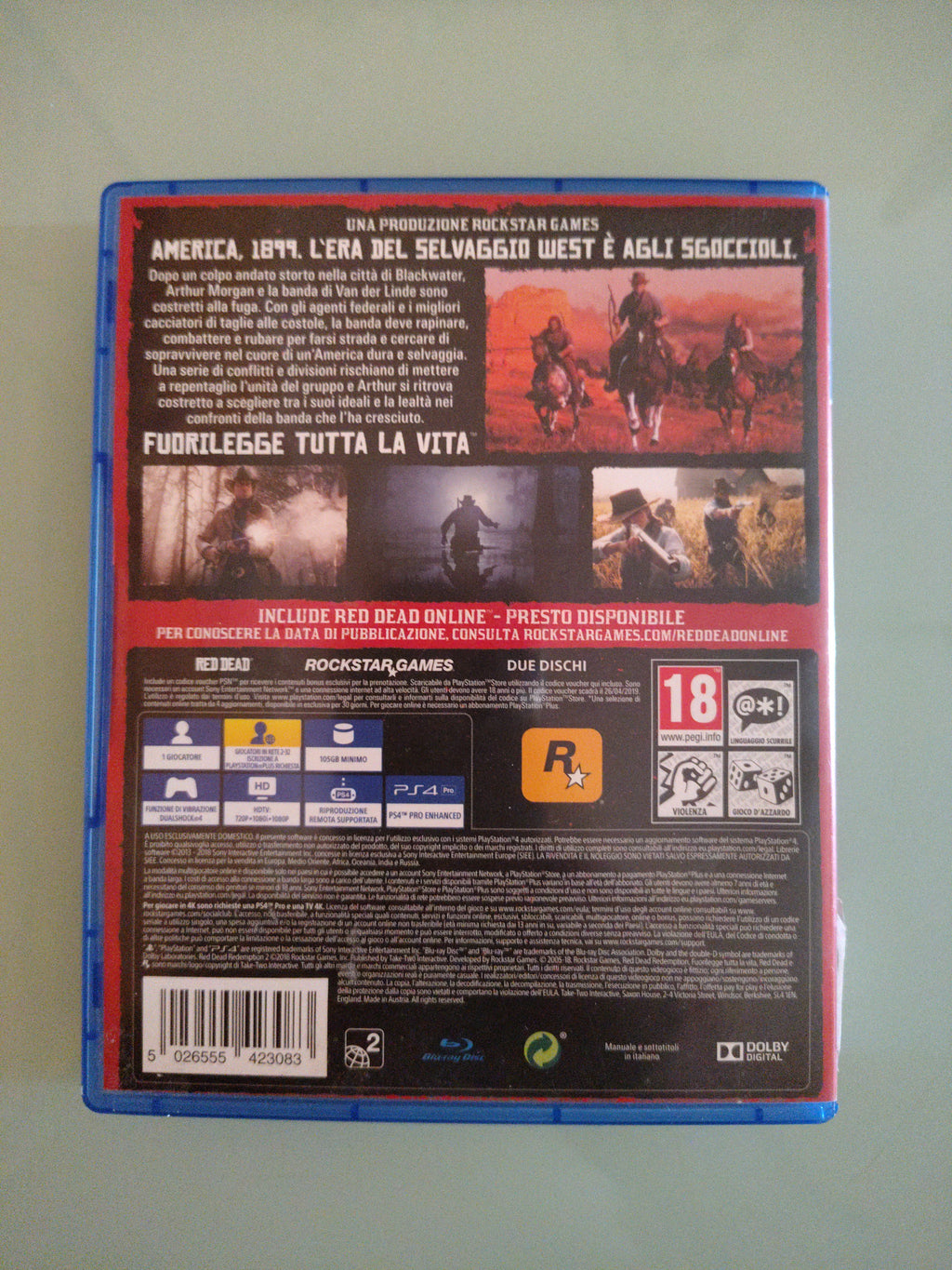 Red Dead Redemption 2  Italiano Videogioco  Playstation 4