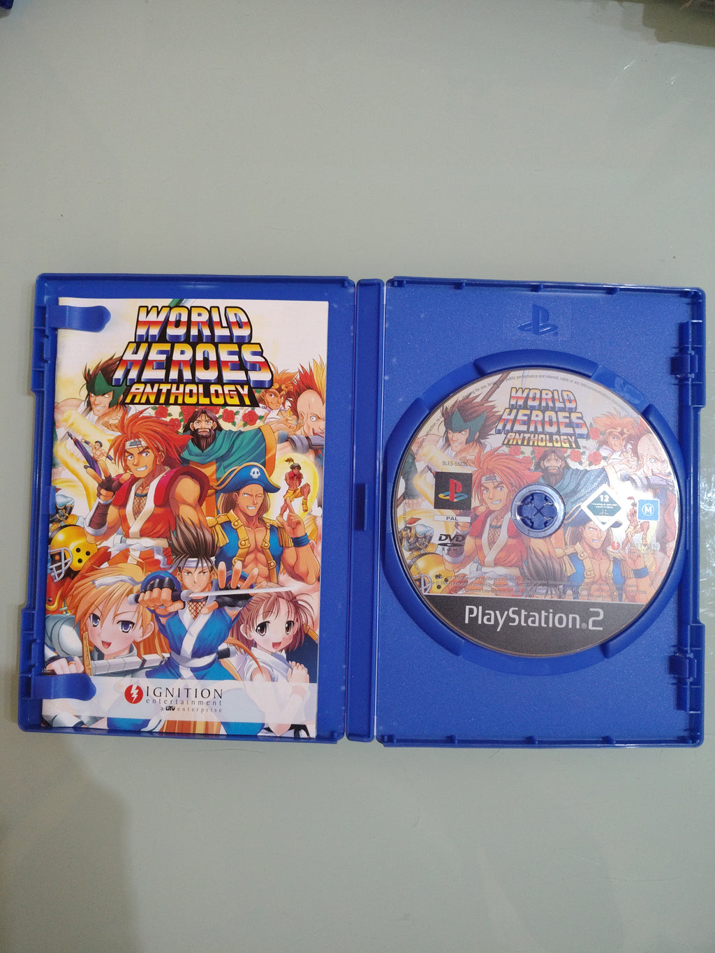 World Heroes Anthology Playstation PS2 edizione italiana