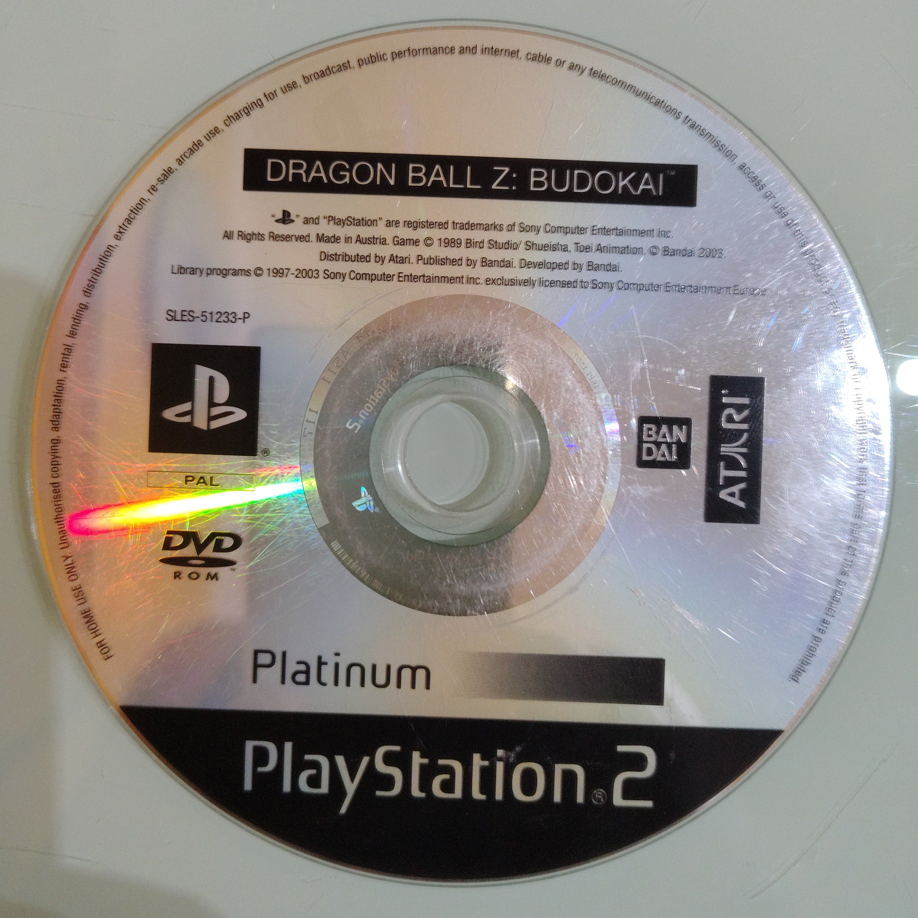 Dragon Ball Z: Budokai solo disco
