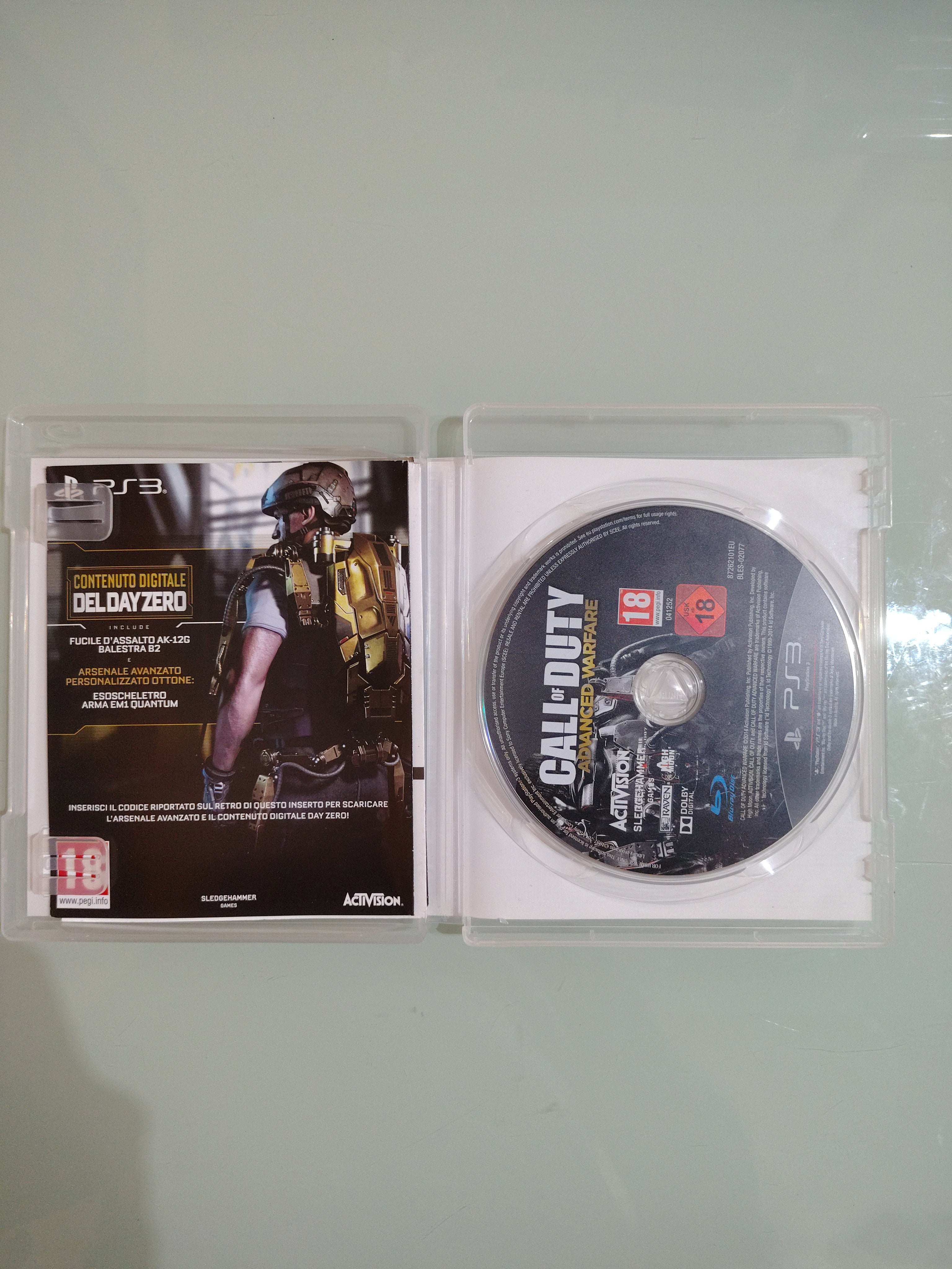 Call of Duty Advanced Warfare DAY ZERO EDITION Sony PlayStation 3 PS3 ITA