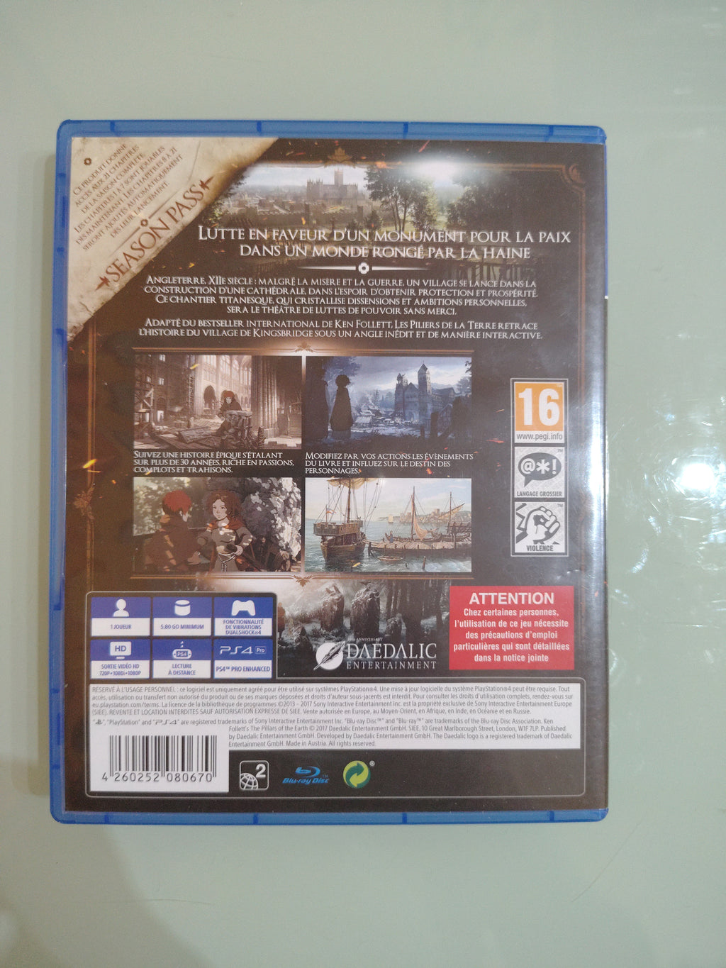 Ken Follet's I Pilastri della Terra  PlayStation 4 Sony videogioco