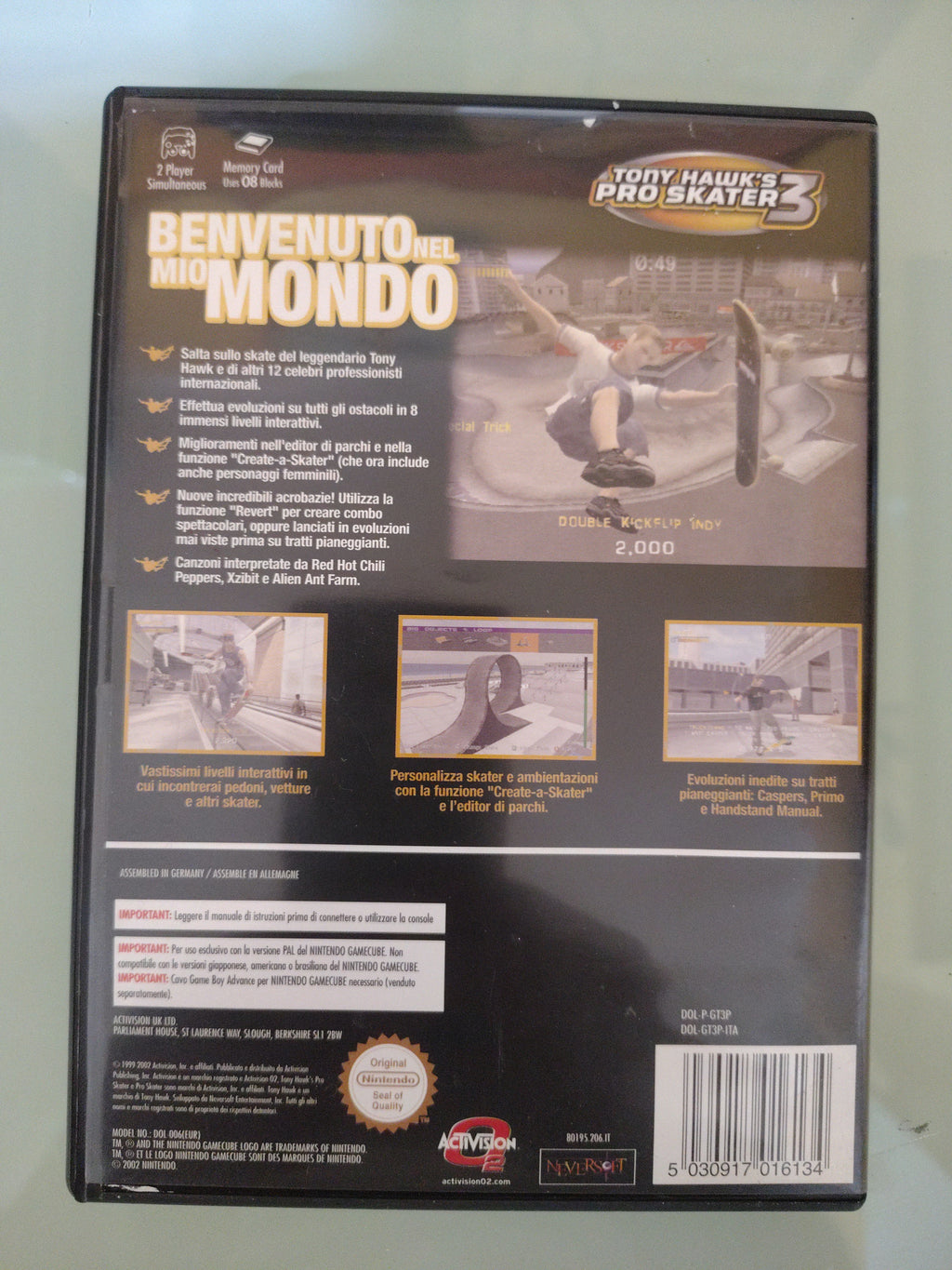 TONY HAWK'S PRO SKATER 3 PAL ITA