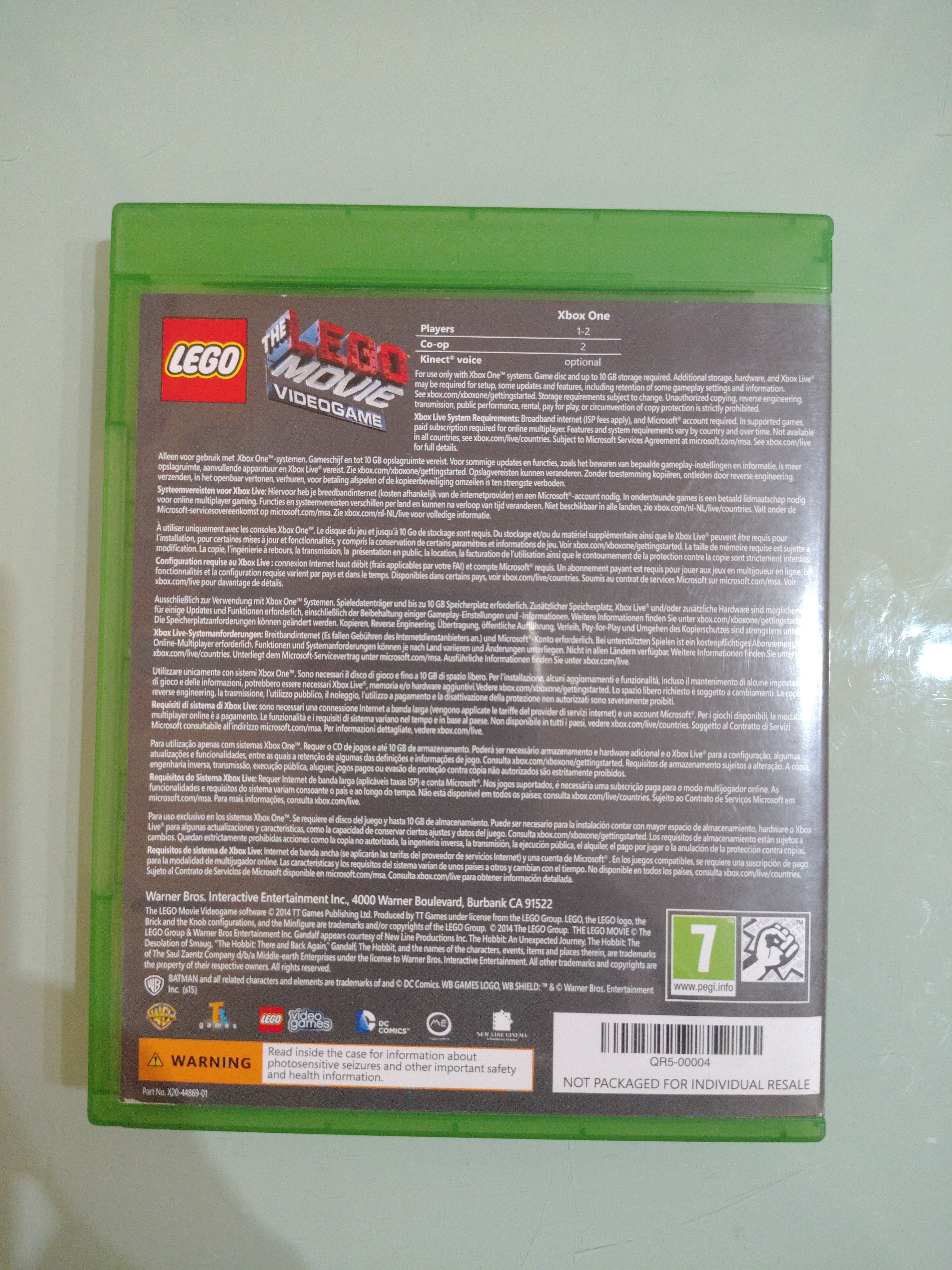 The Lego Movie: Videogame XBOX ONE USATO ITA