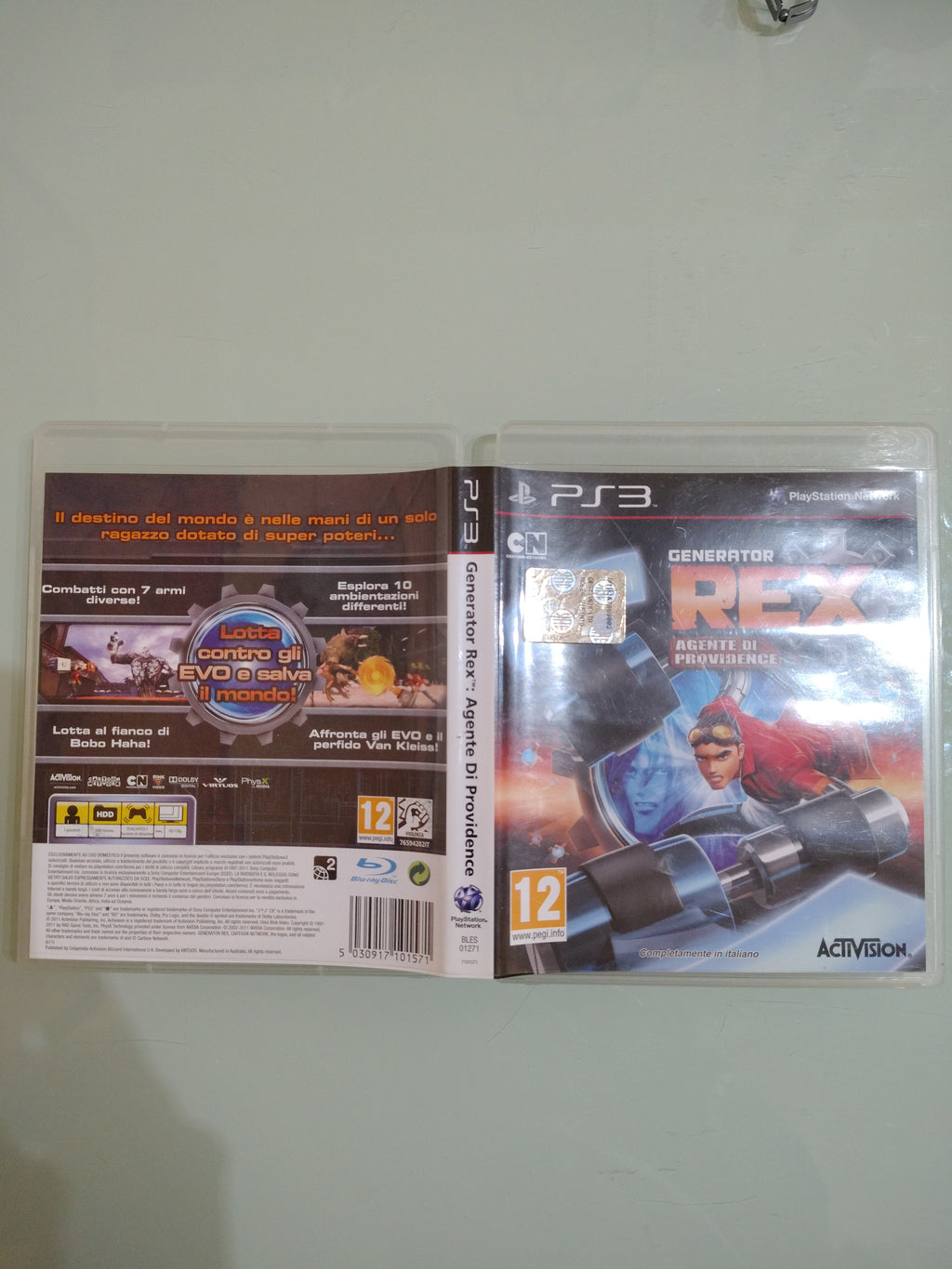 GENERATOR REX PS3 SONY PLAYSTATION 3 GIOCO ITA