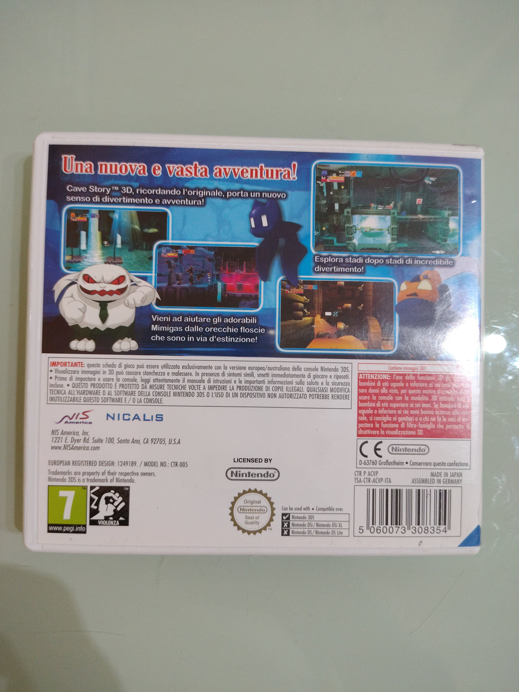 Cave Story 3D Nintendo 3ds raro