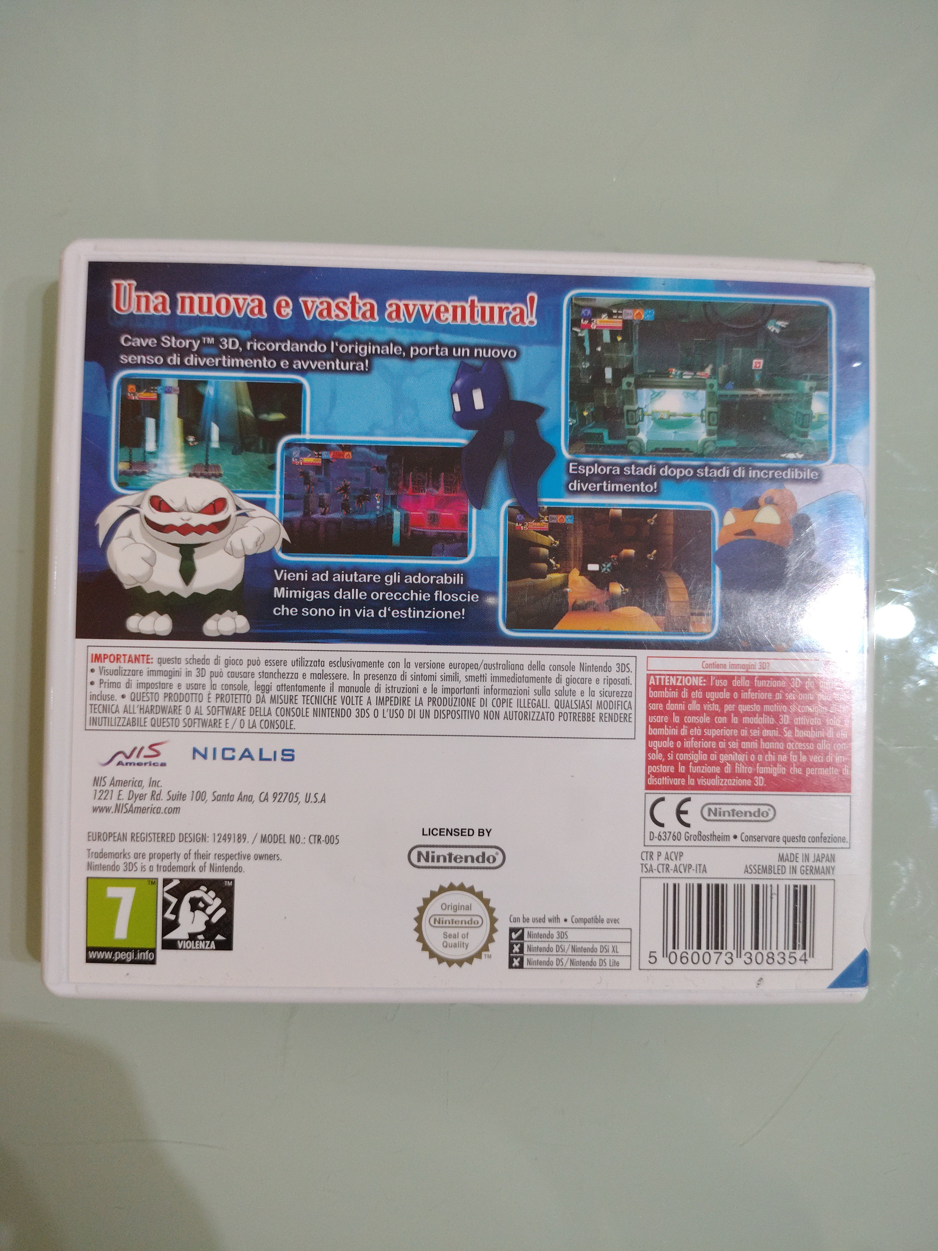 Cave Story 3D Nintendo 3ds raro