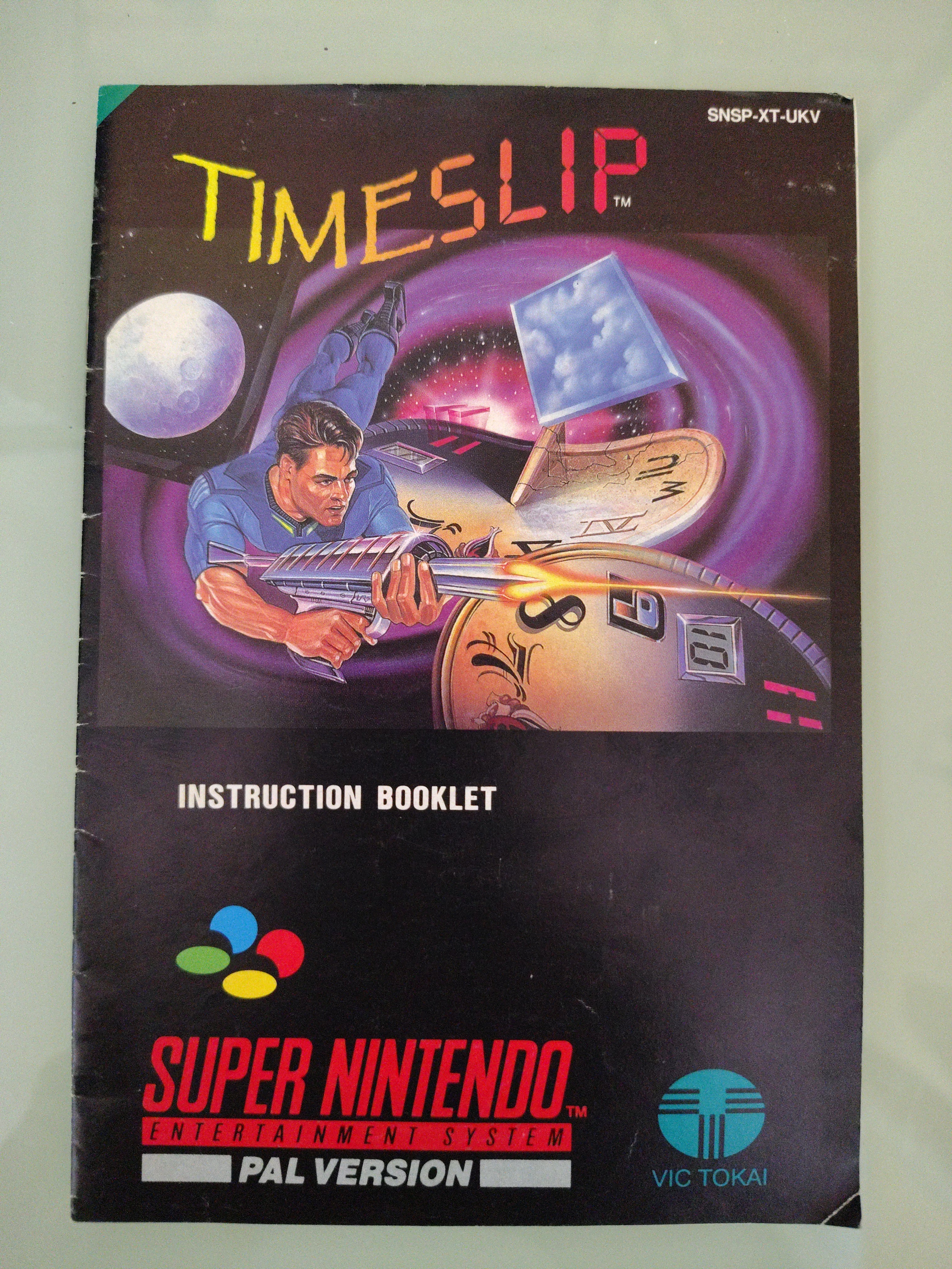 Manuale Booklet Timeslip    Super Nintendo SNES / PAL / UKV