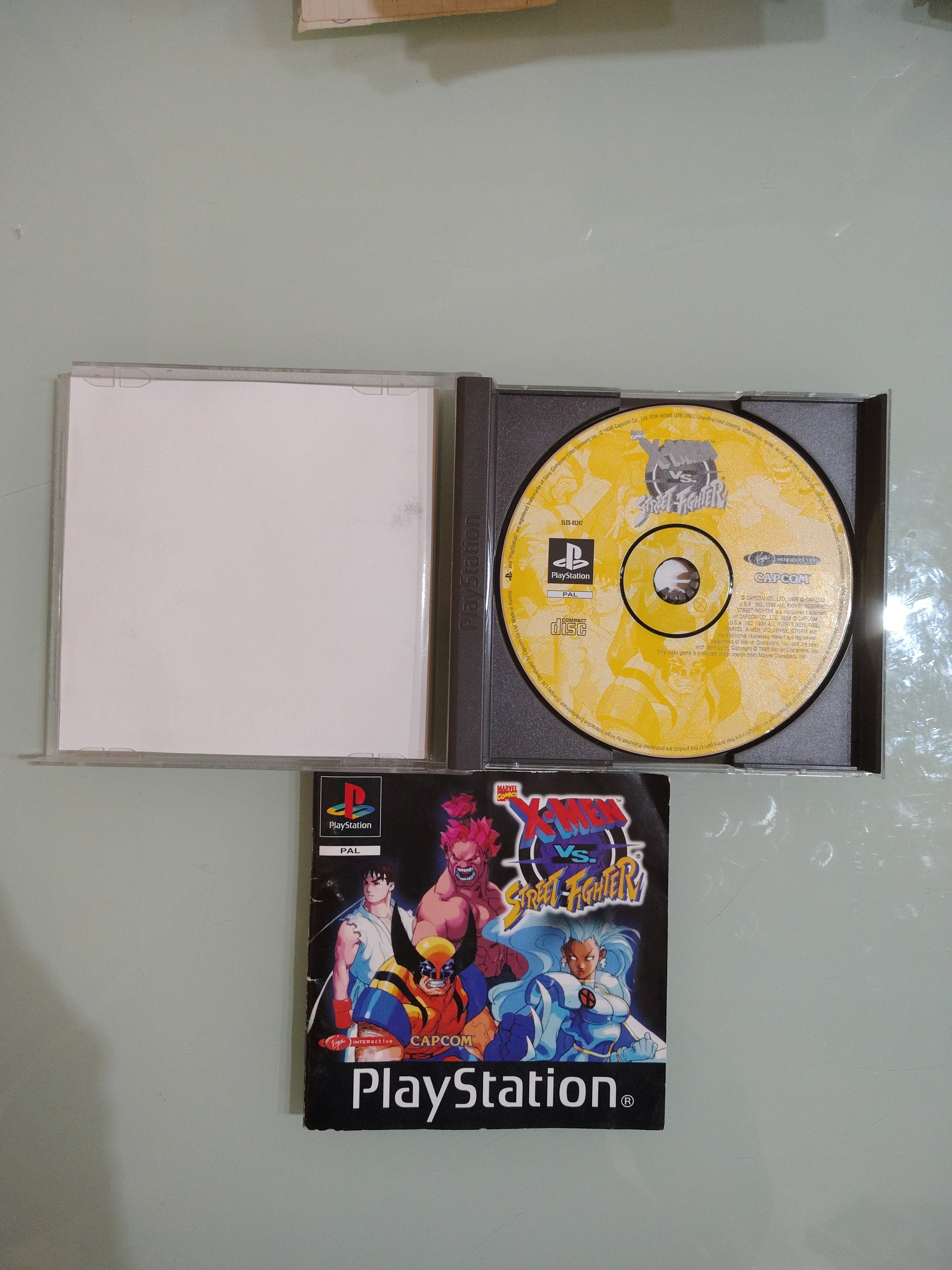X-Men Vs Street Fighter Completo ITA MULTI Playstation 1 PS1 PAL buone  Condizioni
