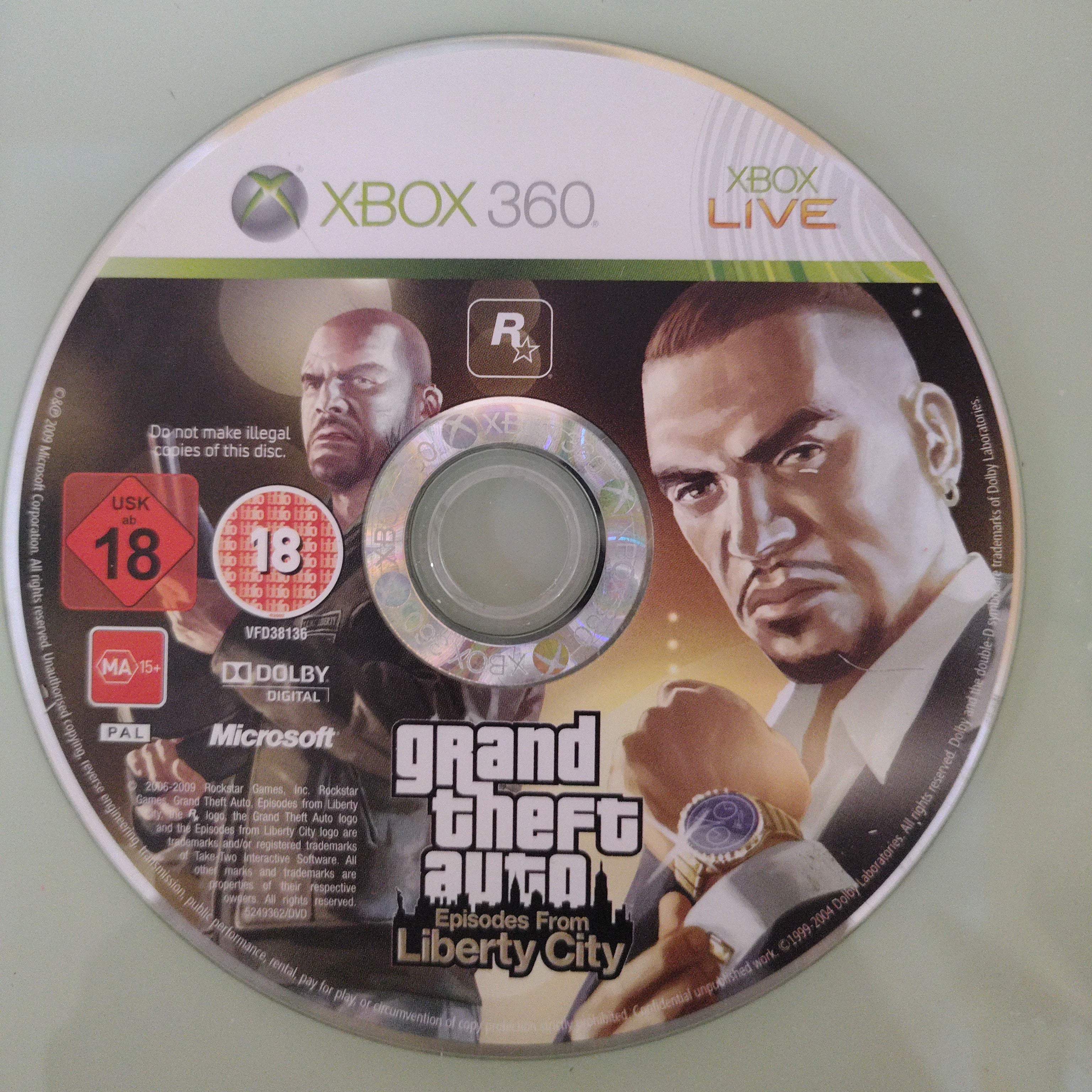 Grand Theft Auto Liberty City ( solo disco)