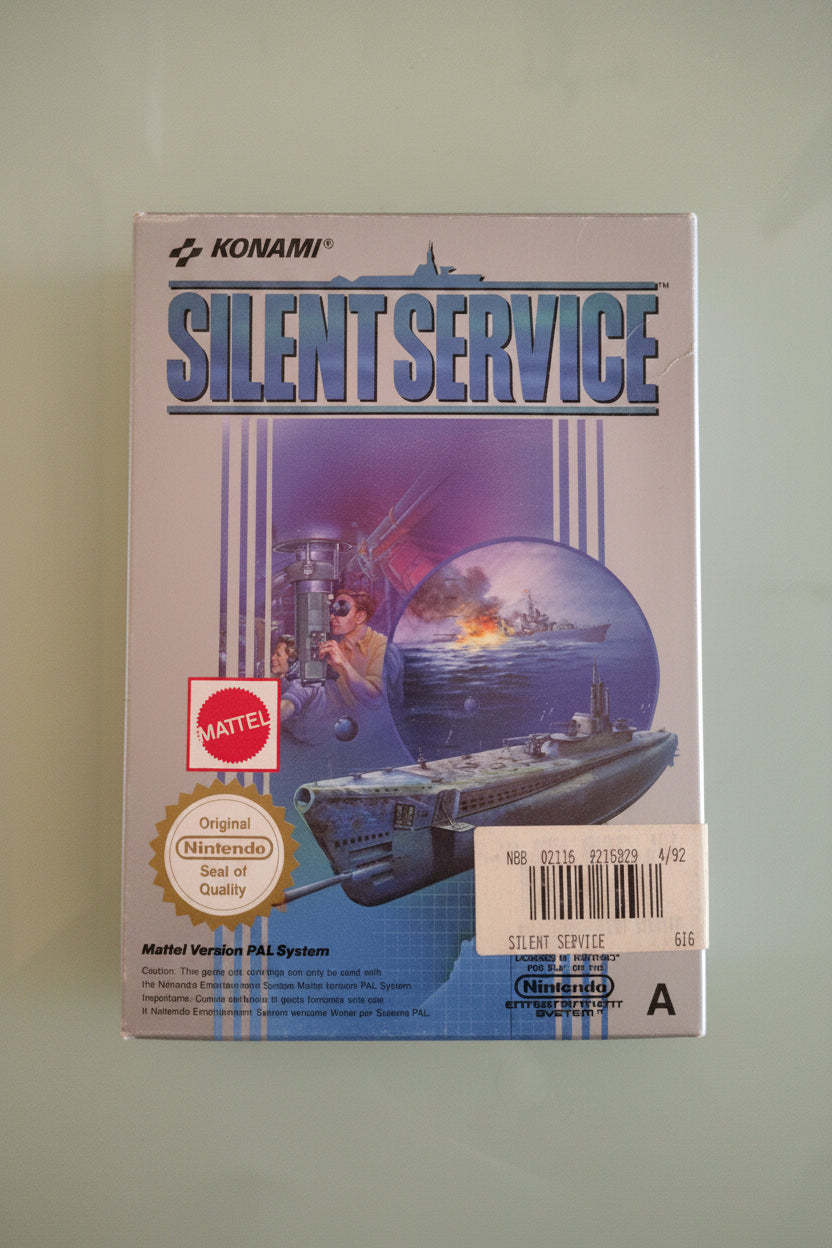 Silent Service Nintendo NES PAL A