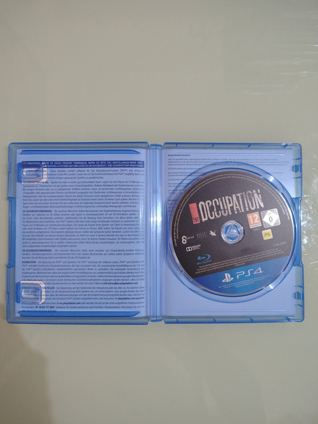 The Occuparion - Sony PlayStation 4