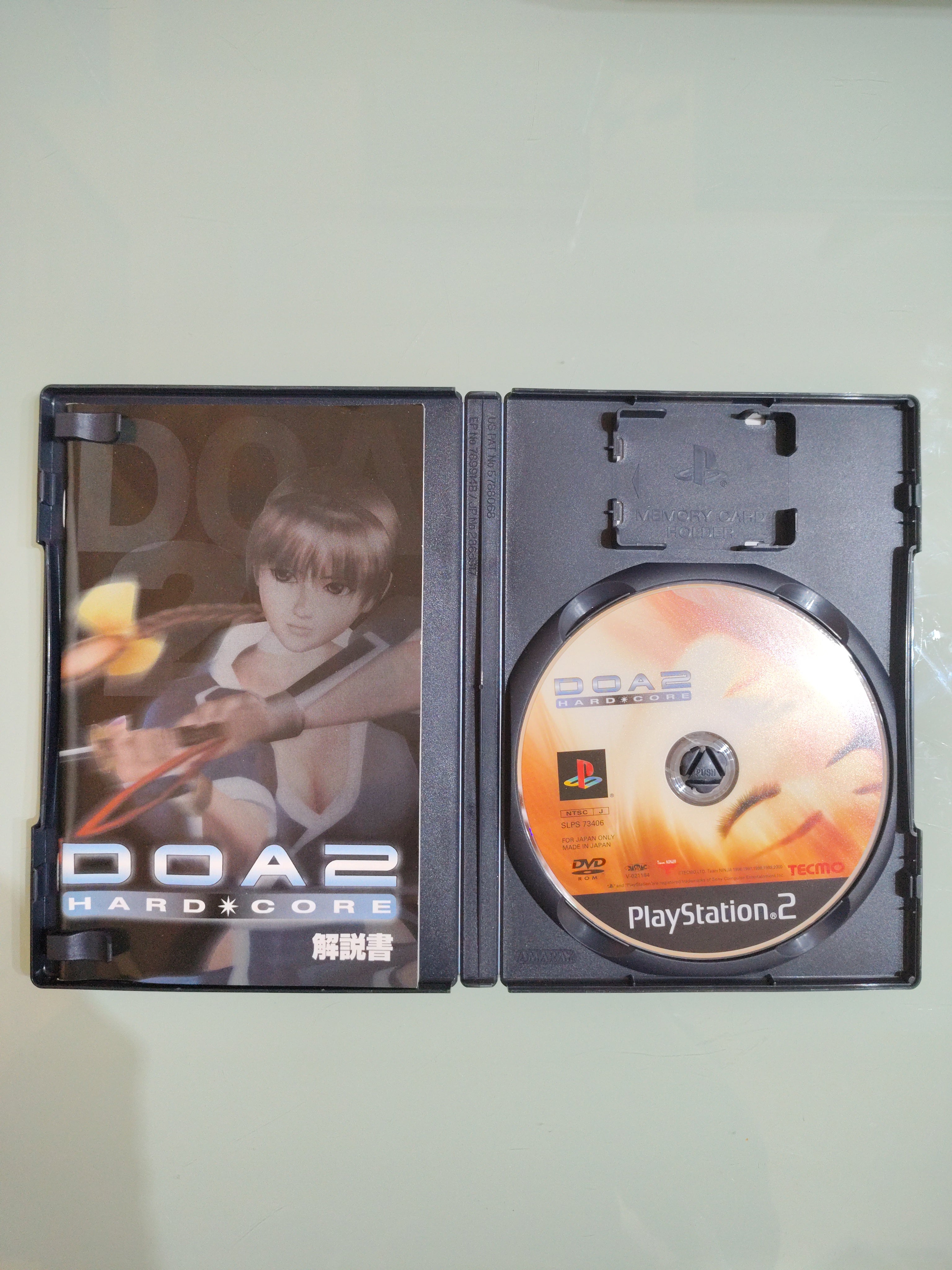 DOA2 Hard Core - Videogioco PS2 Playstation 2 - NTSC-J Giapponese Con Manuale