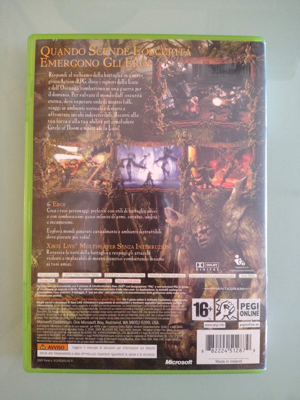 Kingdom Under Fire: Circle of Doom ita